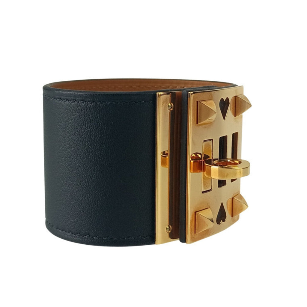As de Coeur Bracelet Leather Black