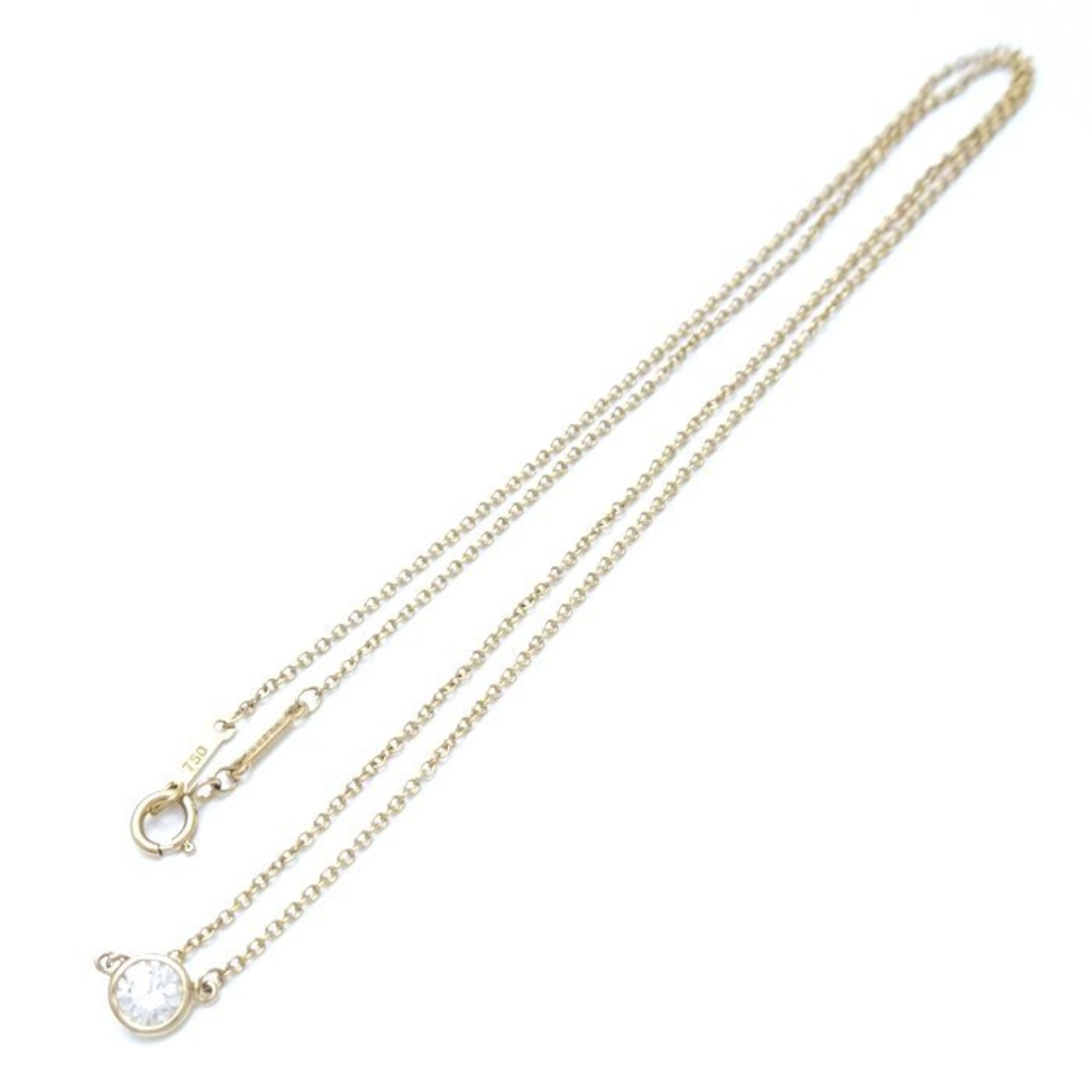 Elsa Peretti Pendant Necklace 18K Yellow Gold 5mm