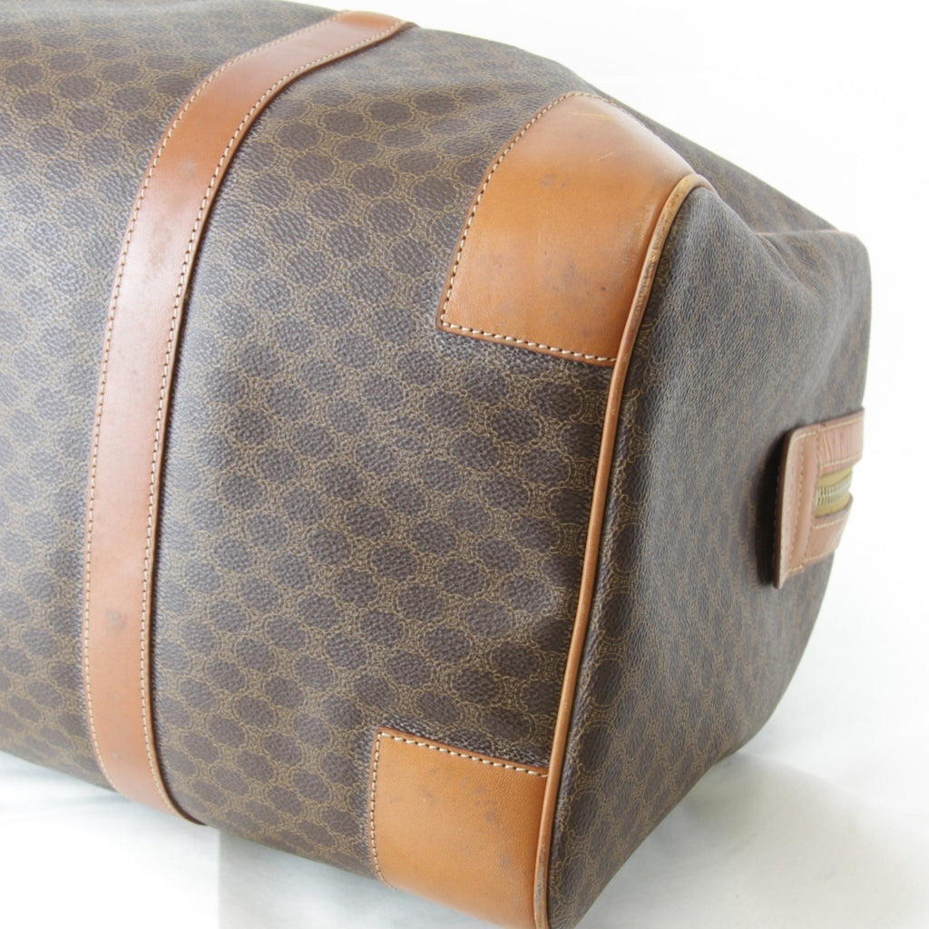 Vintage Duffle Bag Macadam Coated Canvas Large