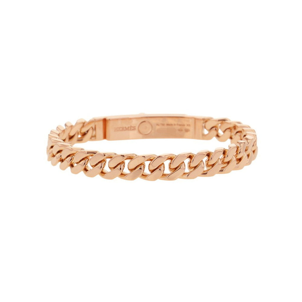 Kelly Gourmette Bracelet 18K Rose Gold