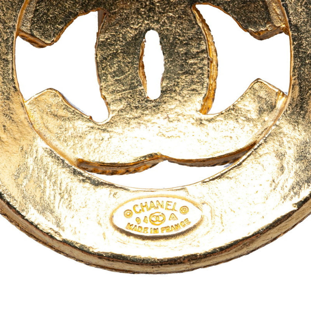 CC Logo Pendant Necklace Metal