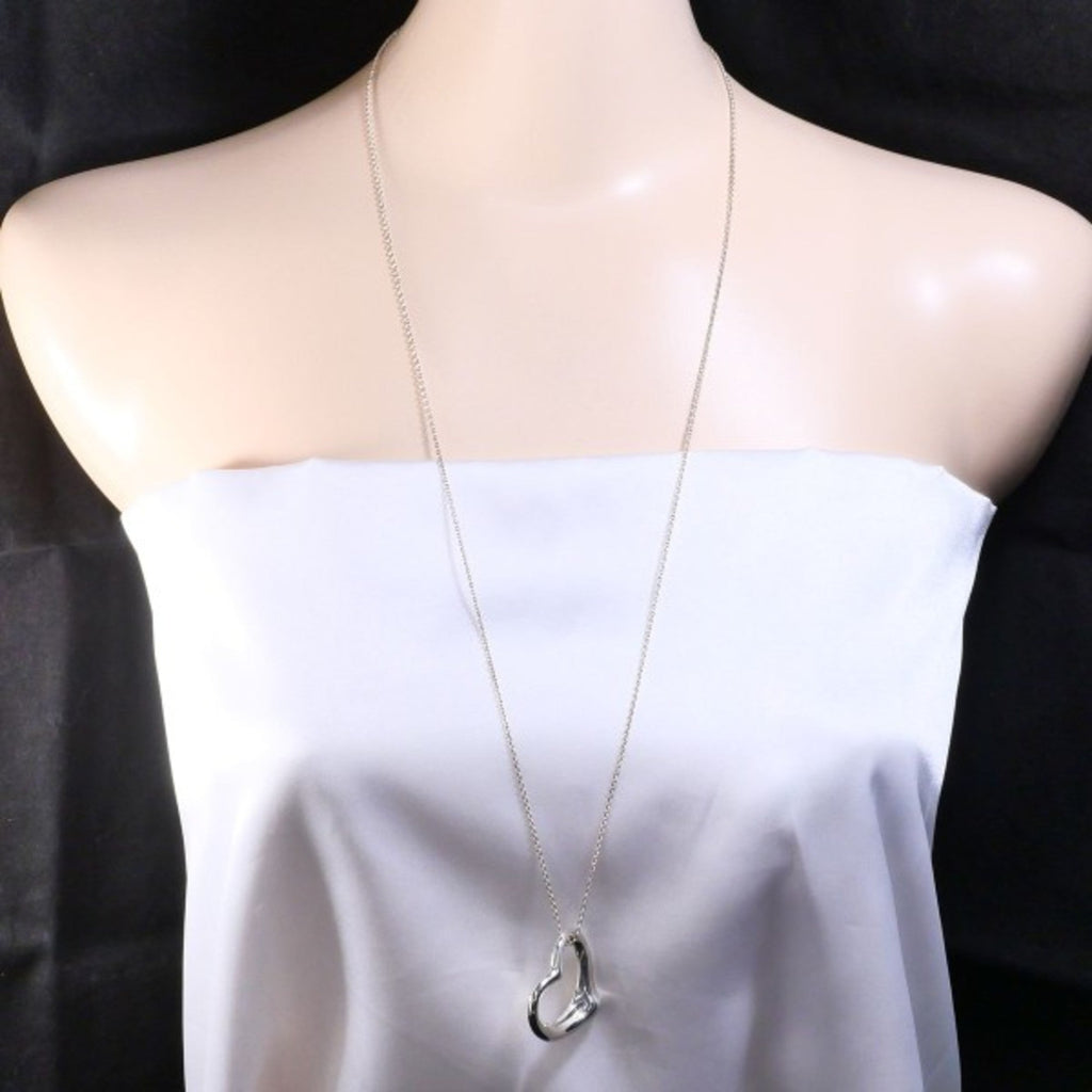 Heart Pendant Necklace Sterling Silver