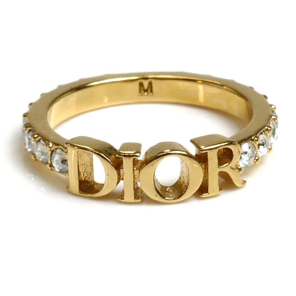Band Ring With Rhinestone