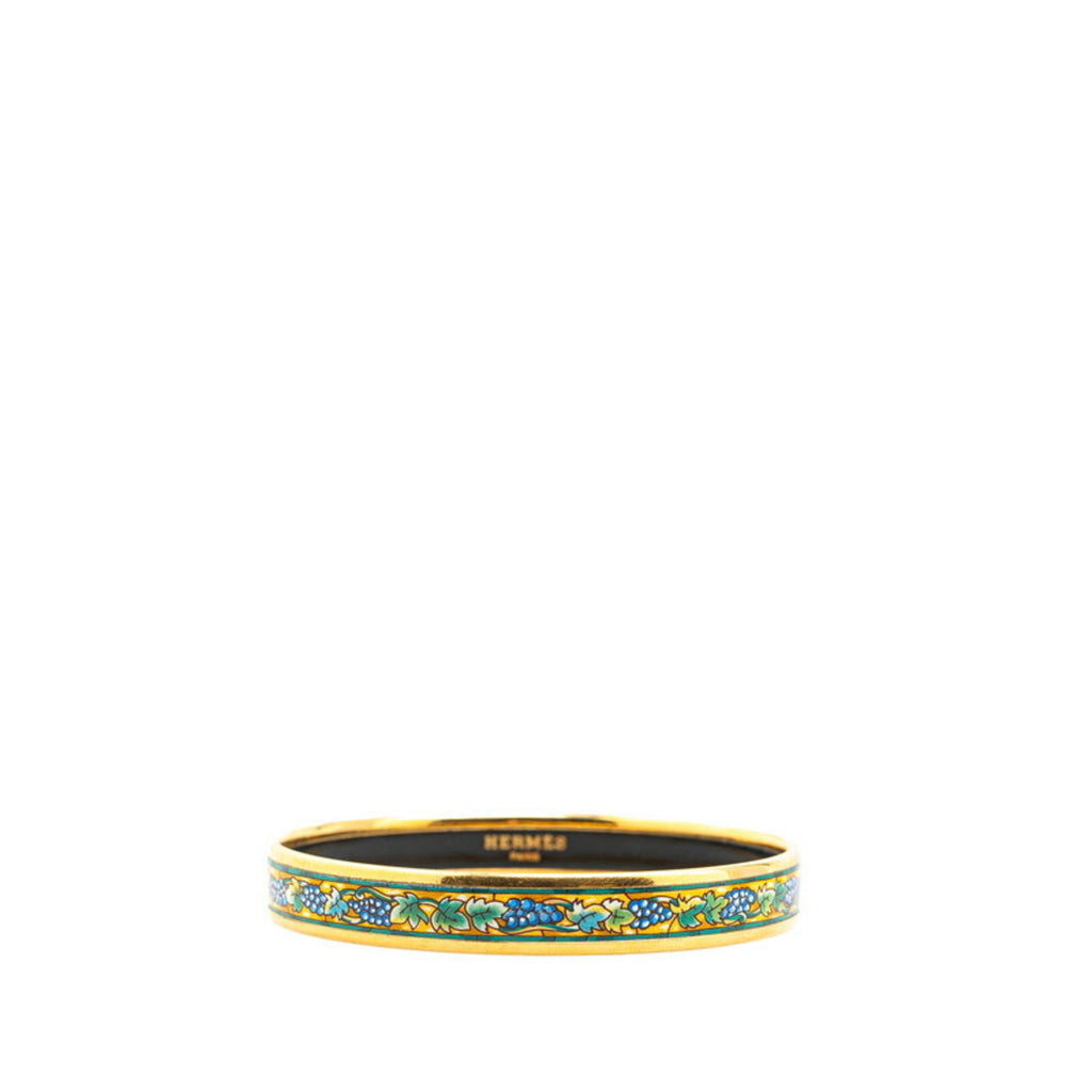 Enamel Grape Cloisonne Bracelet Gold Mini
