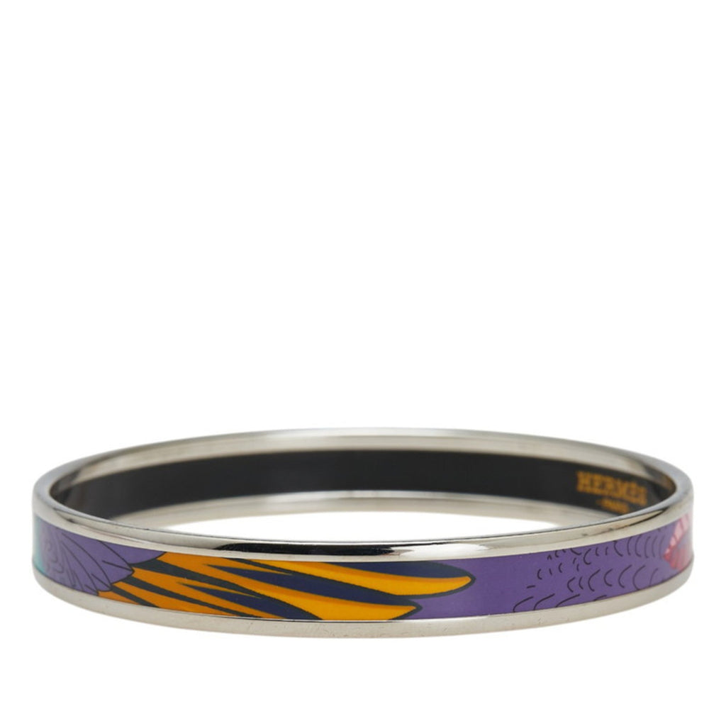Bangle Cloisonné Enamel and Metal Bracelet