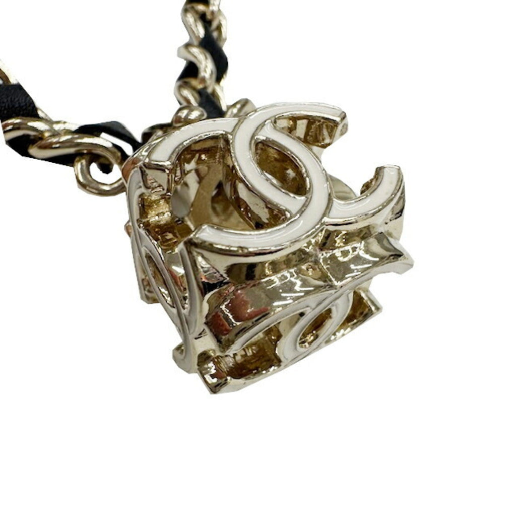 CC Logo Pendant Necklace Metal