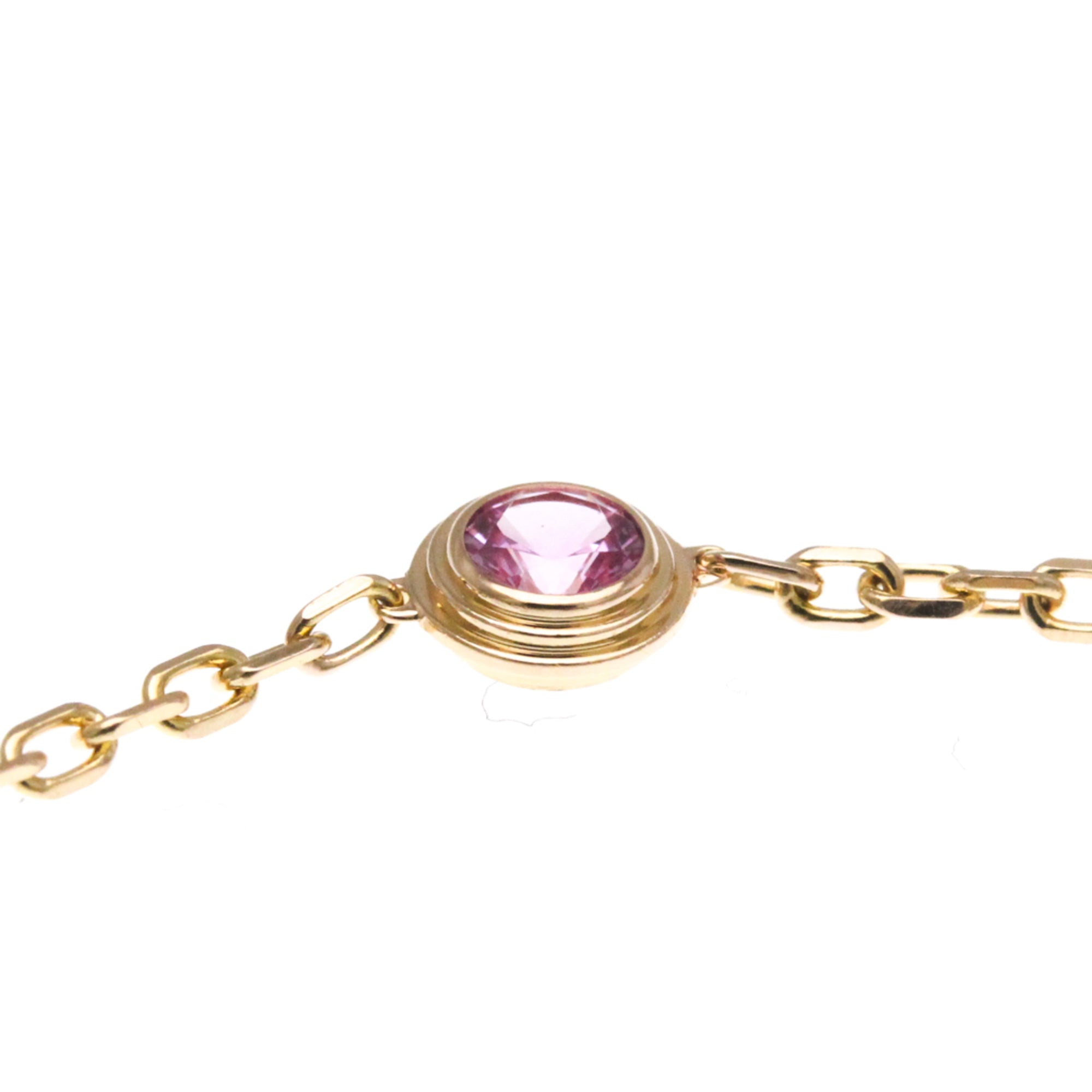 Charm Bracelet 18K Rose Gold with Sapphire
