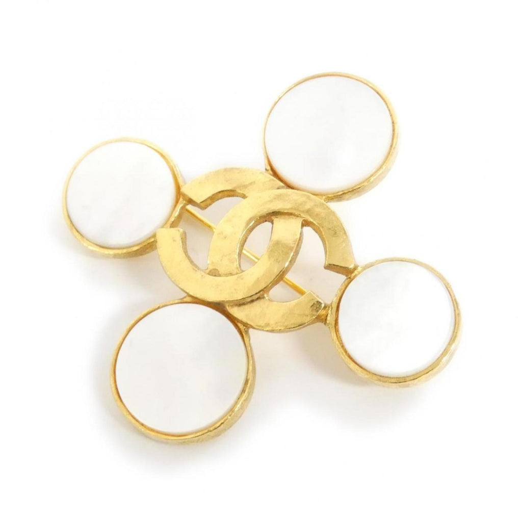 Brooch Gold-Tone Metal