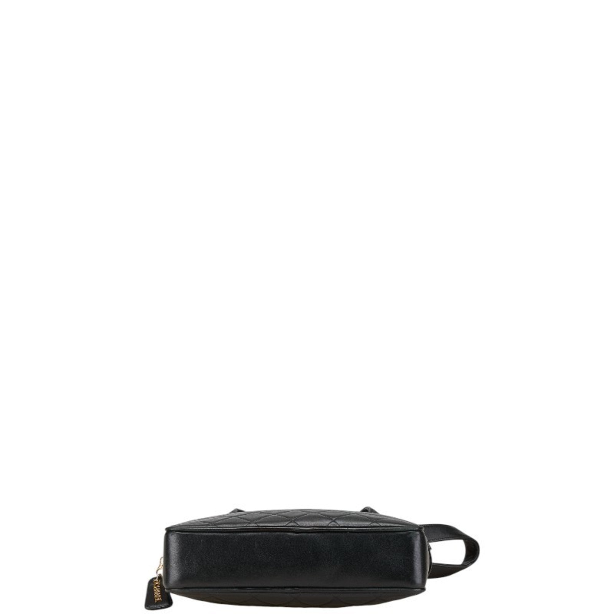 Vintage Camera Bag Quilted Leather Medium