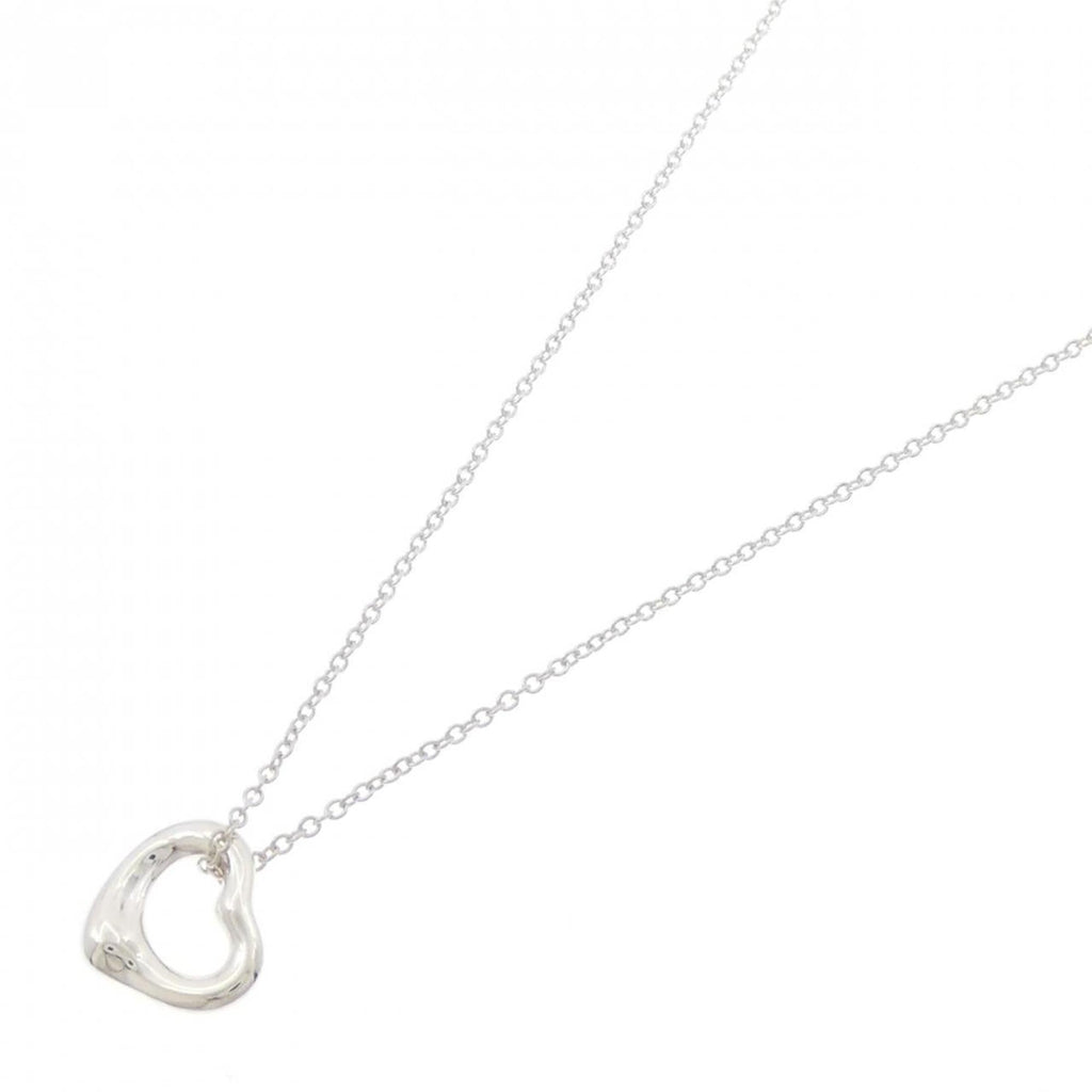 Open Heart Pendant Necklace Sterling Silver 10.6mm