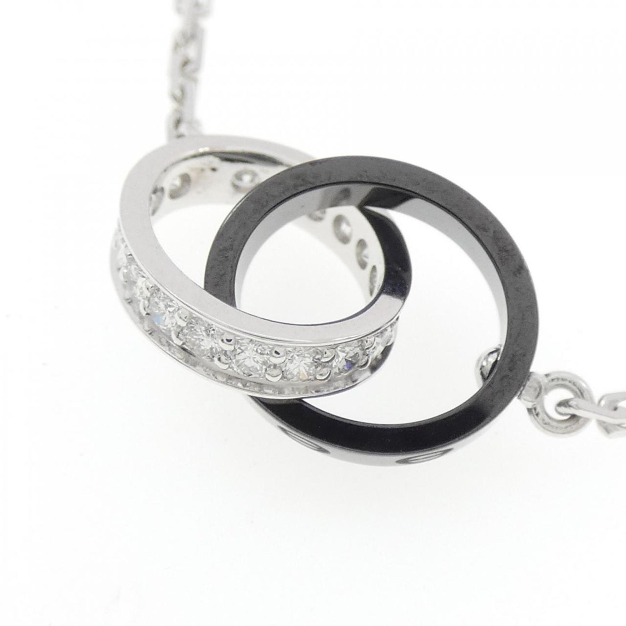 Baby Love Pendant Necklace Ceramic and 18K White Gold