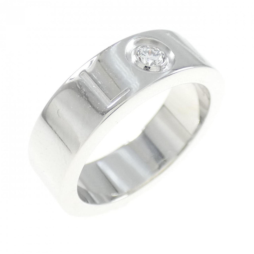 Love Ring 18K White Gold and Diamond