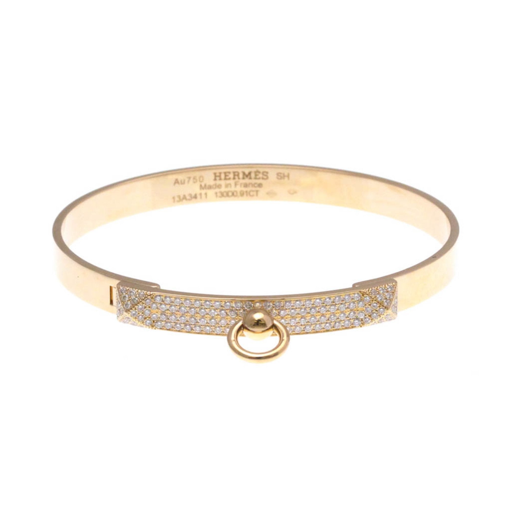 Collier de Chien Bracelet 18K Rose Gold Mini with Diamond