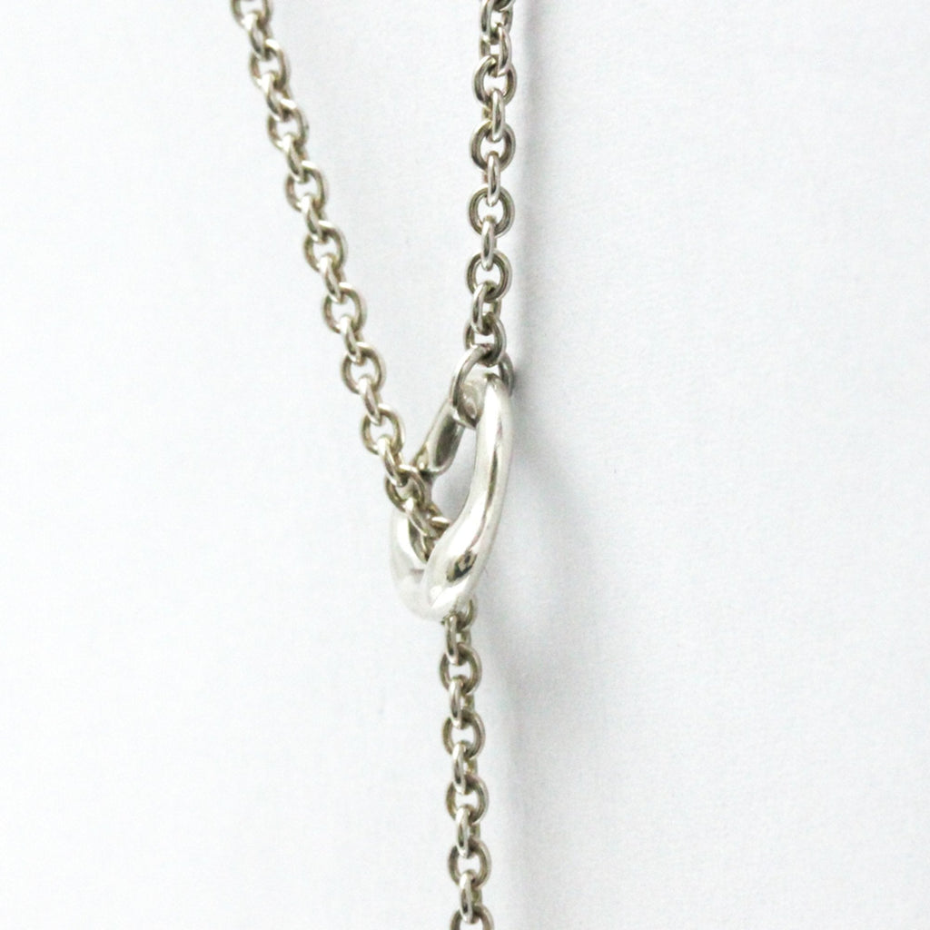 Open Heart Pendant Necklace Sterling Silver 11mm