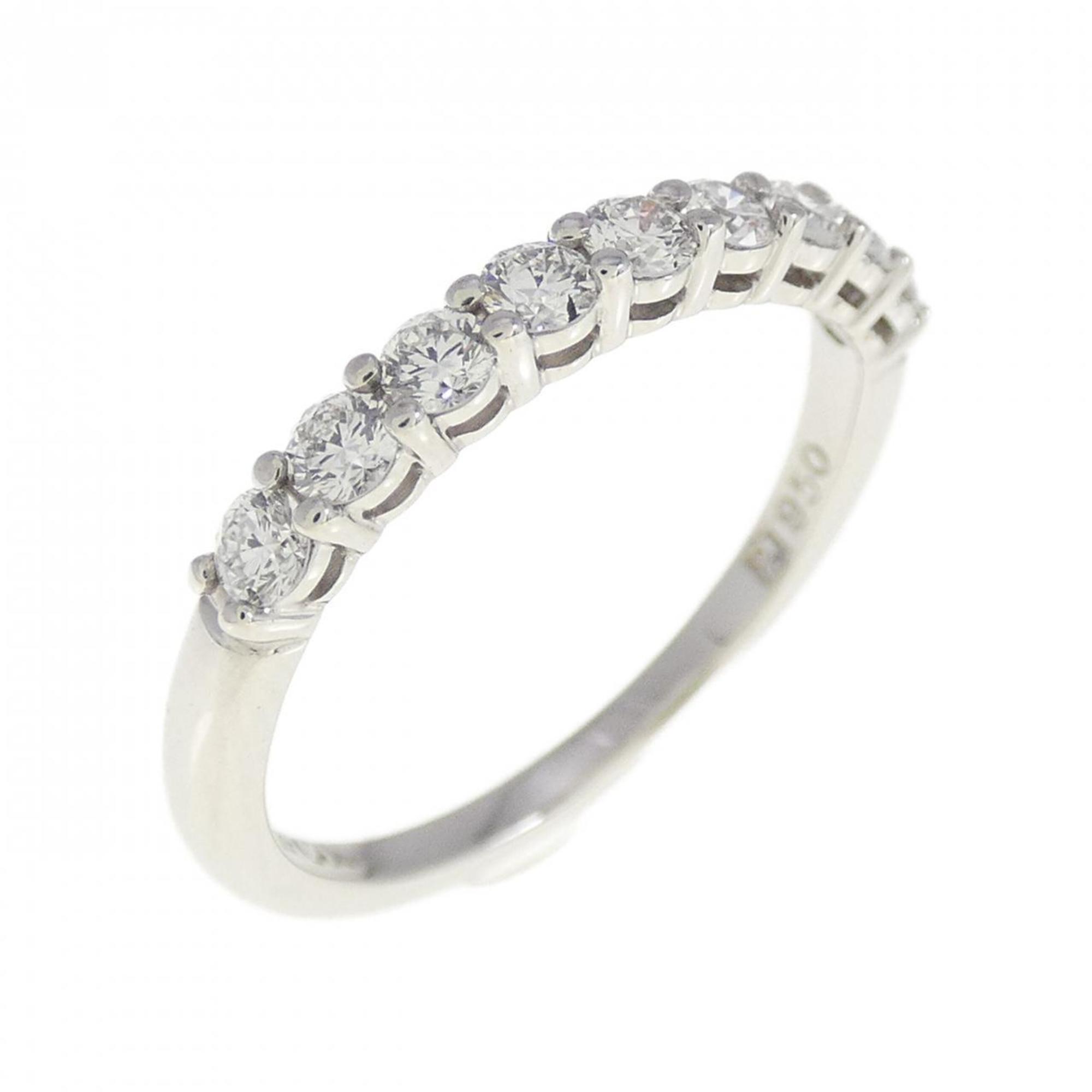 Band Ring Platinum with Diamond