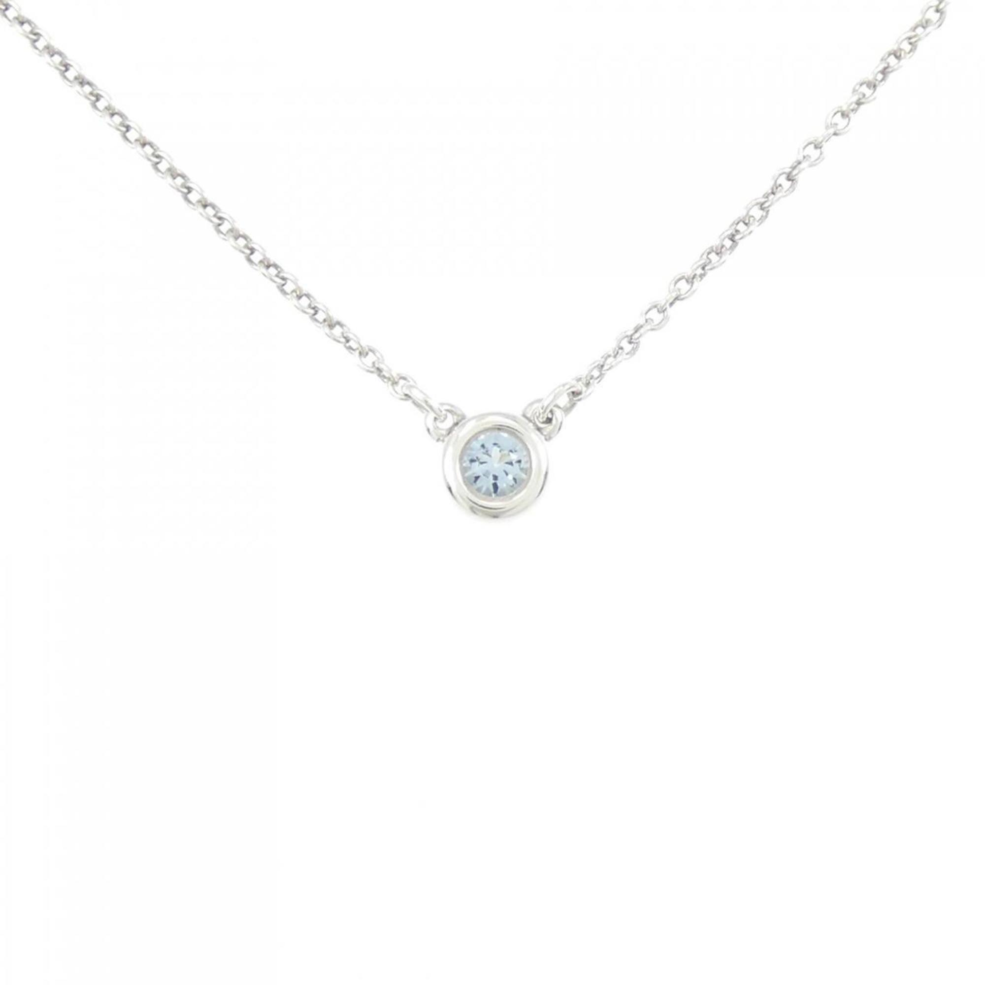 Elsa Peretti Diamonds By The Yard Pendant Necklace Sterling Silver