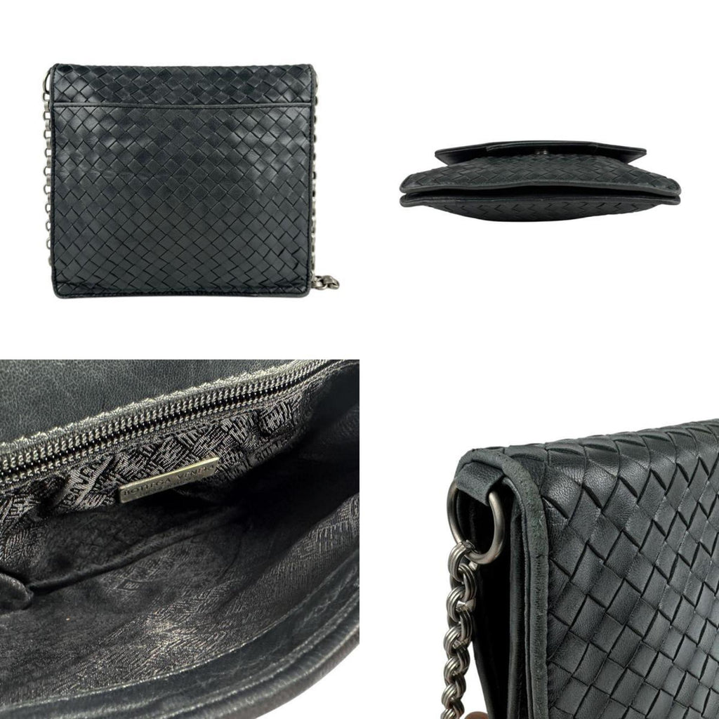 Front Pocket Messenger Bag Intrecciato Nappa Medium
