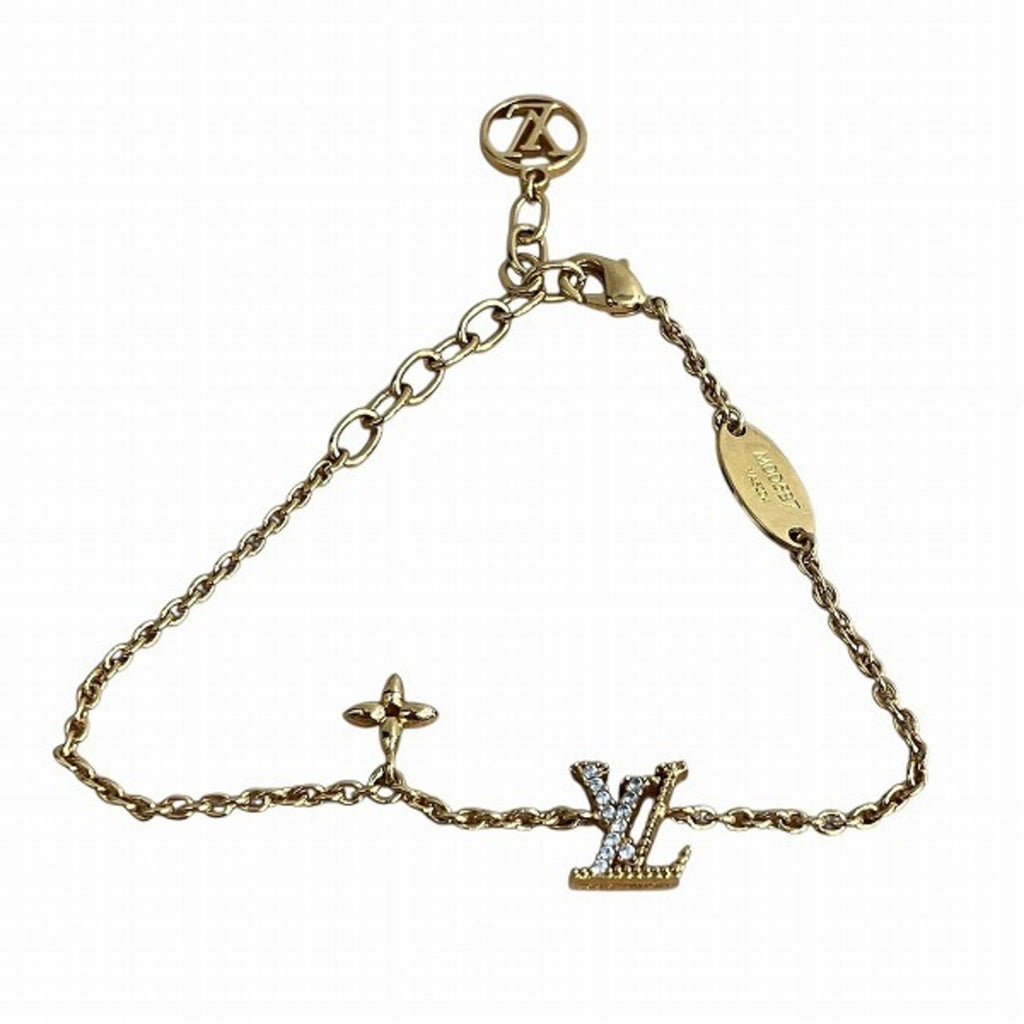 Charm Bracelet Gold with Rhinestone