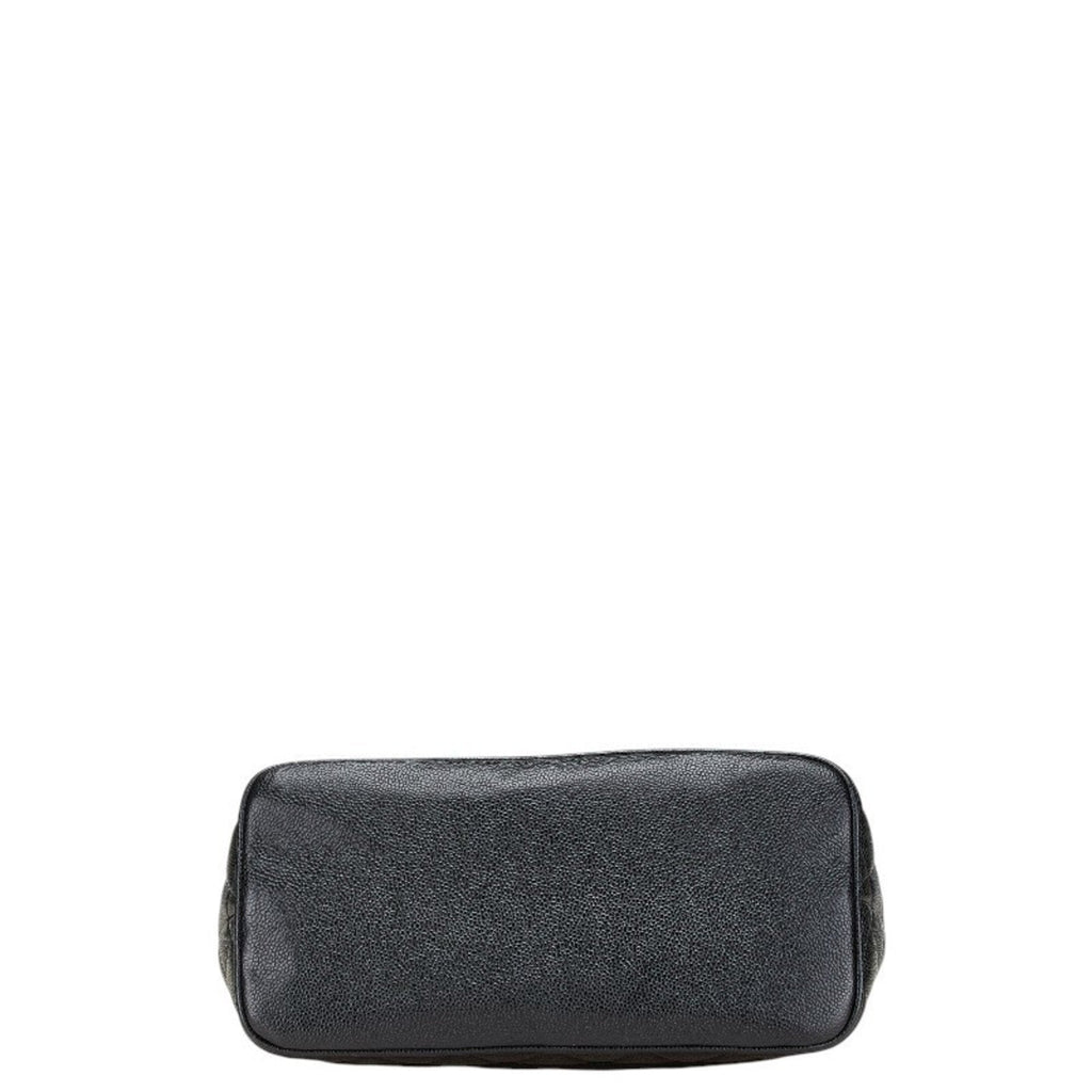 Medallion Tote Quilted Caviar