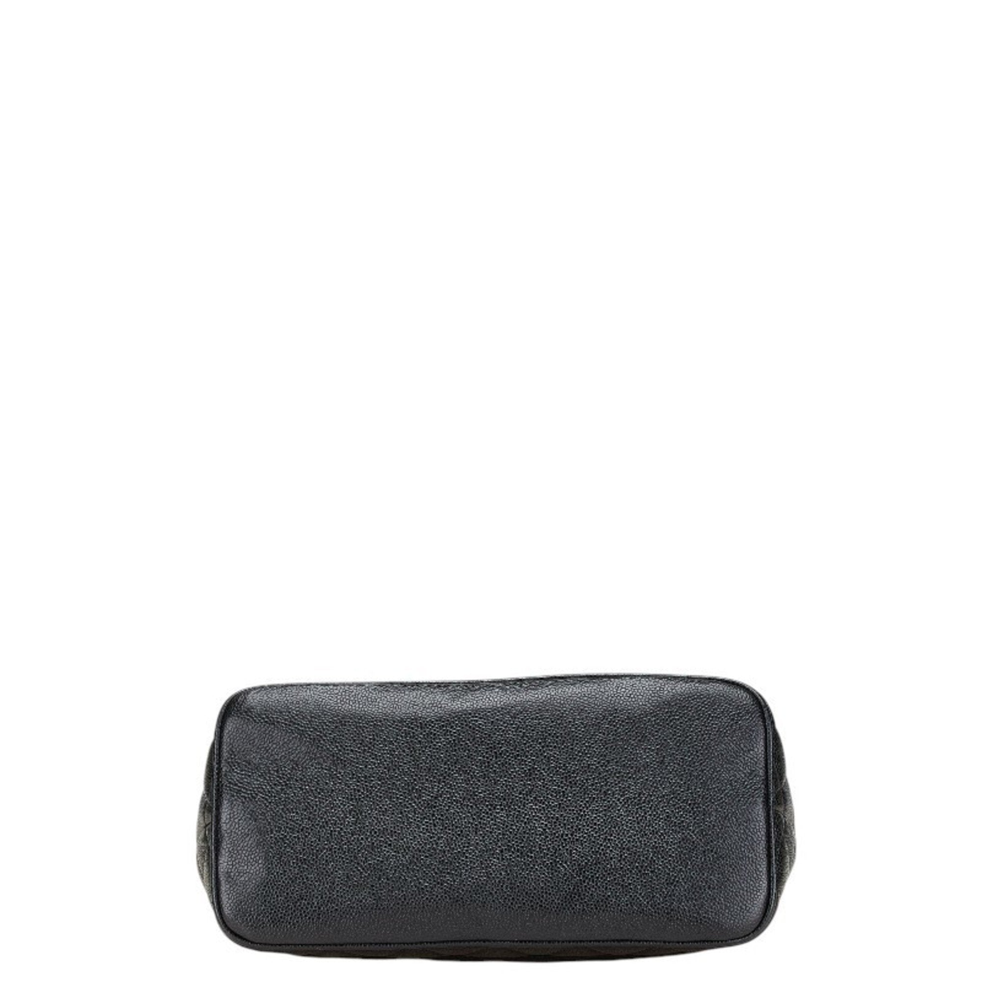 Medallion Tote Quilted Caviar
