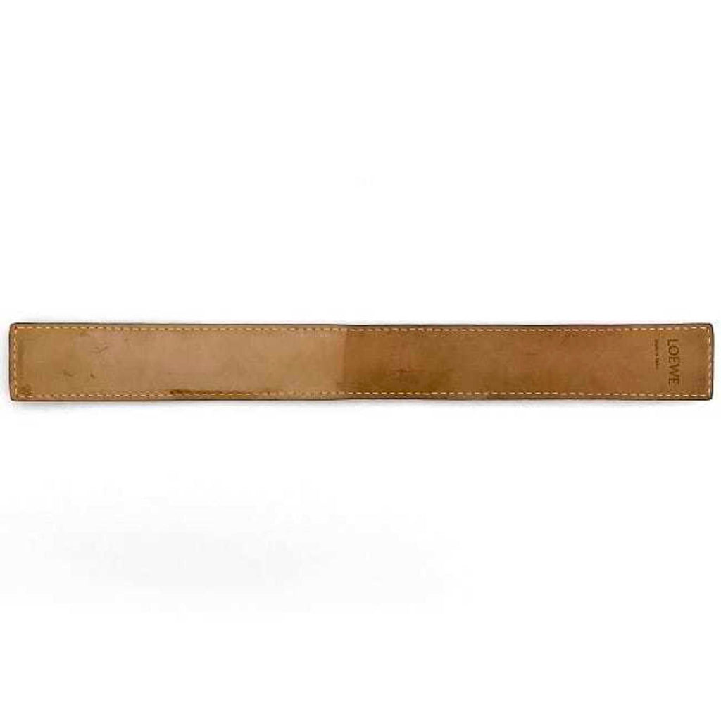 Anagram Patin Band Bracelet Leather Orange