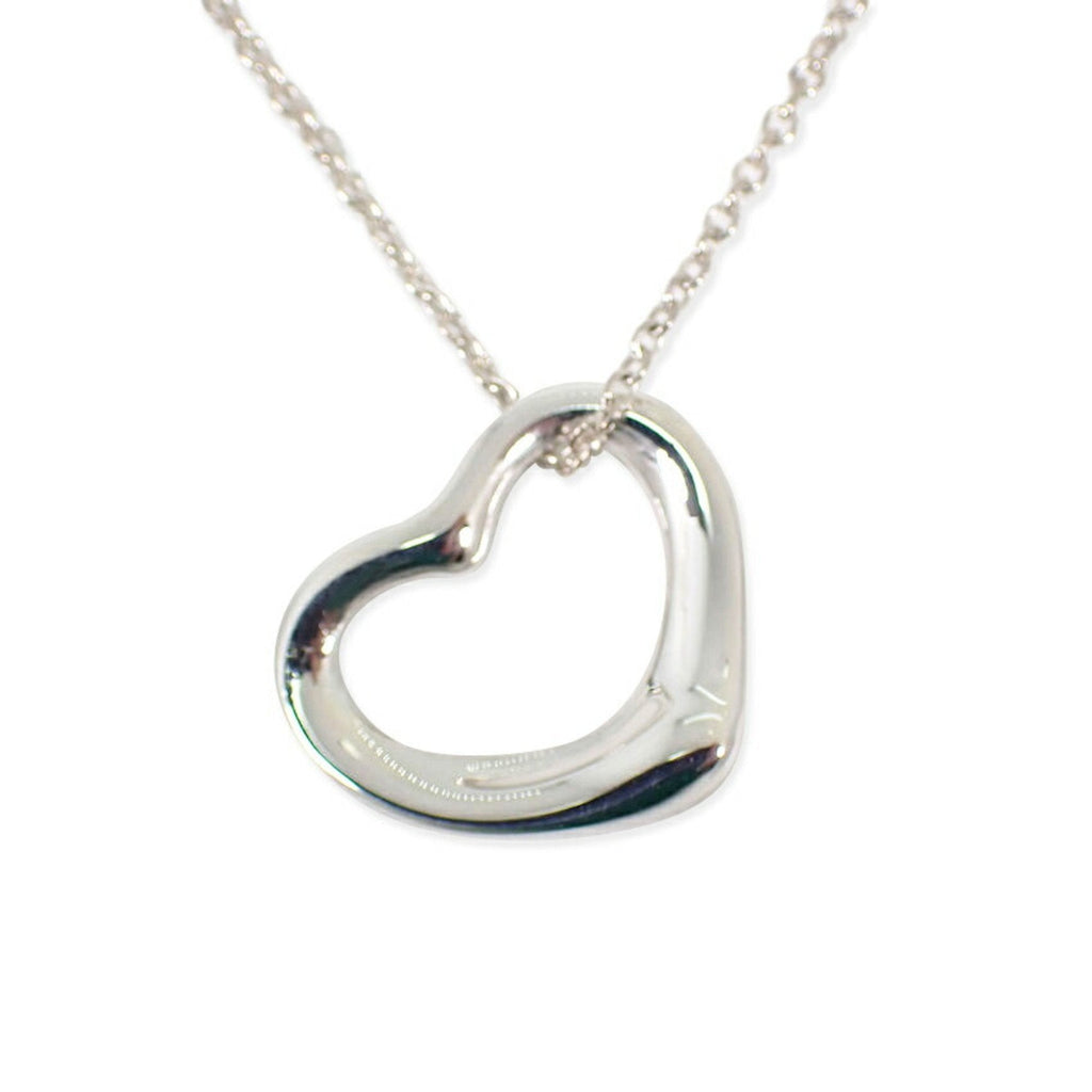 Heart Pendant Necklace Sterling Silver