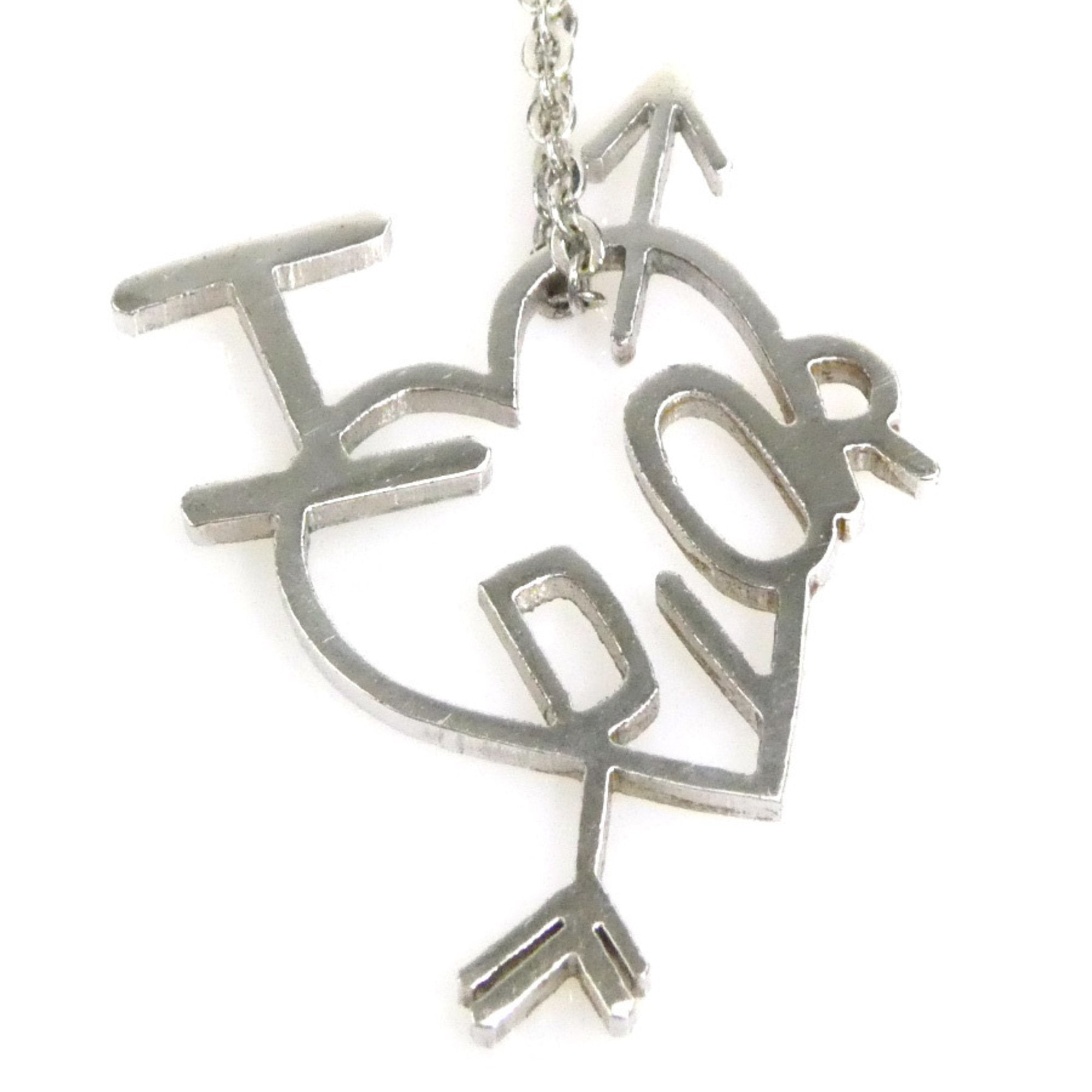 Pendant Necklace Metal Silver