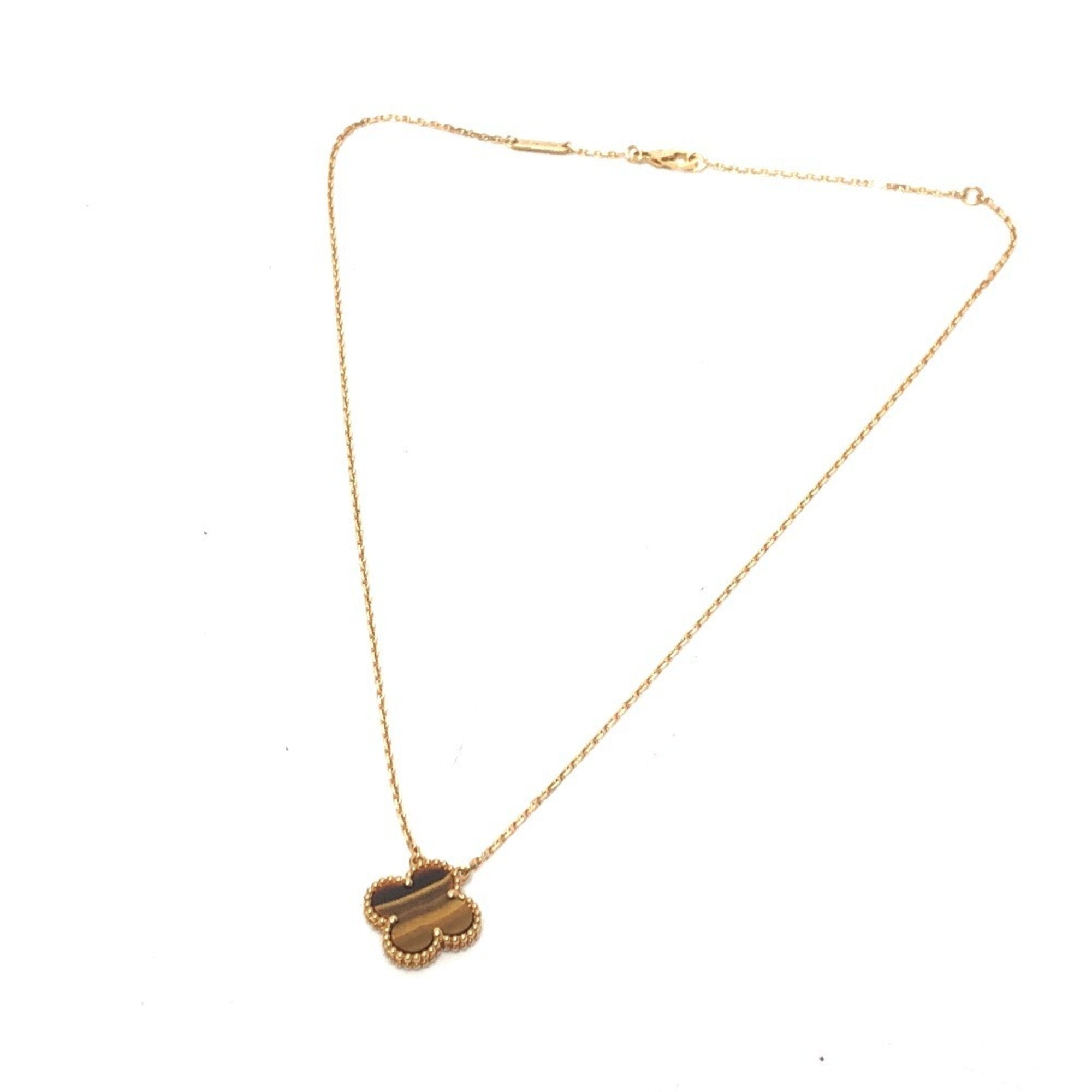 Alhambra Pendant Necklace and Tiger's Eye