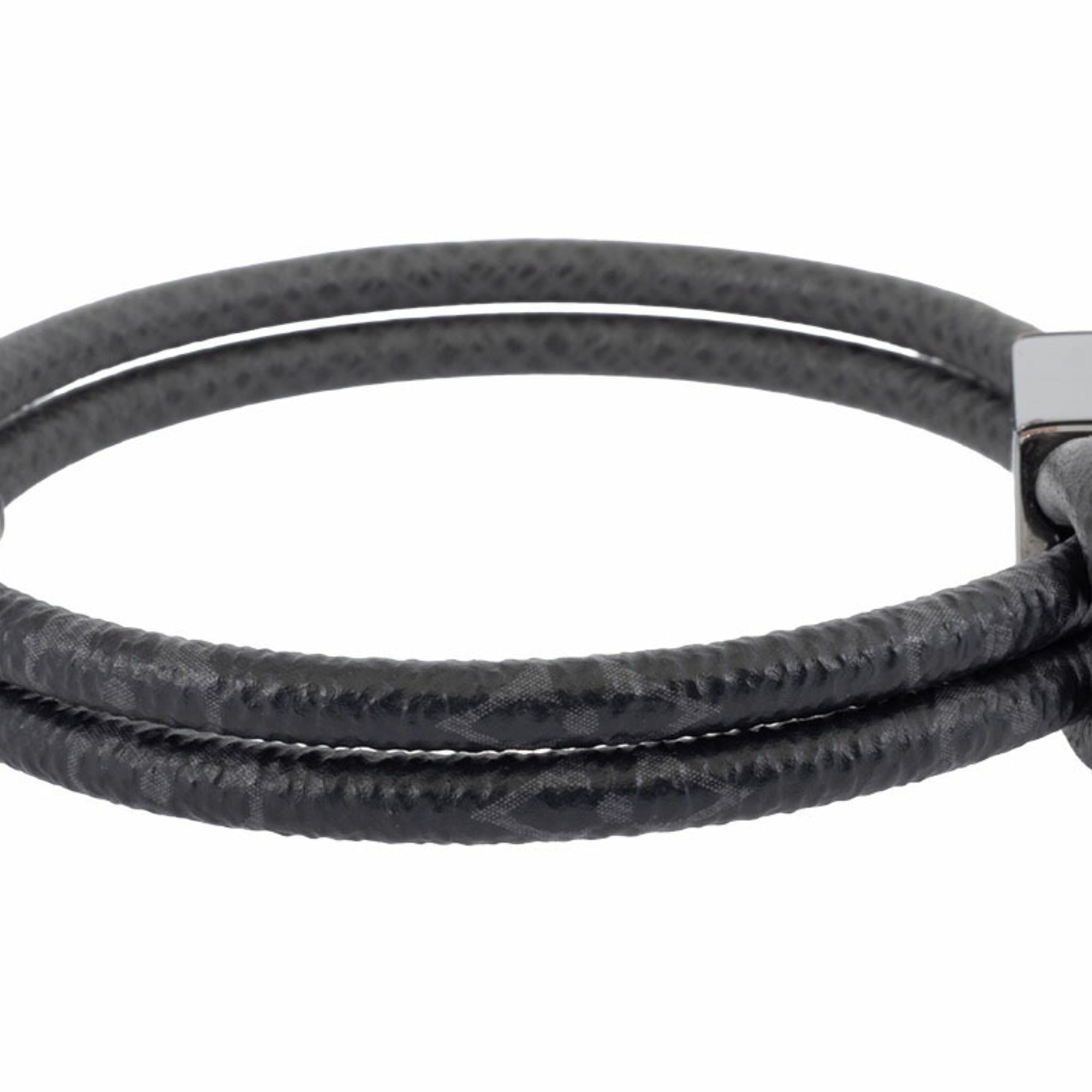Bracelet Monogram Canvas Black and Gray