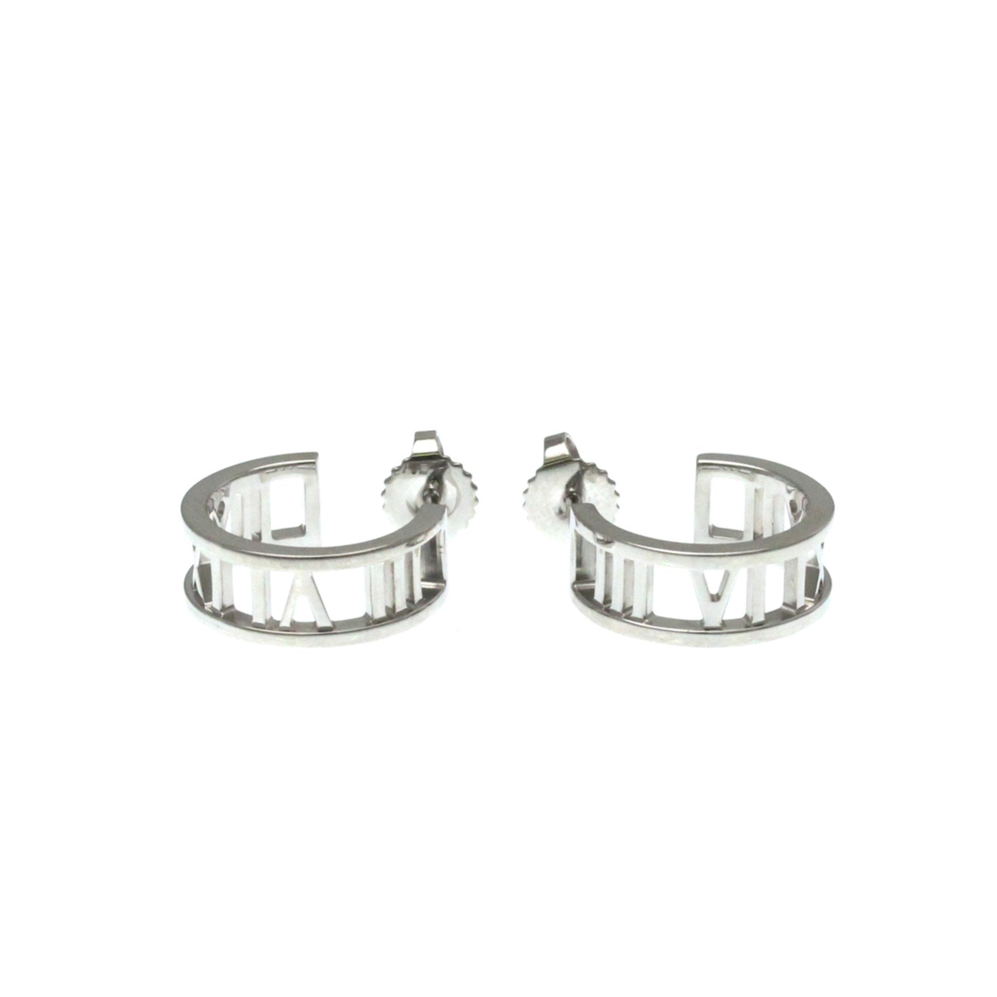Atlas Earrings Sterling Silver with 18K White Gold 18K White Gold