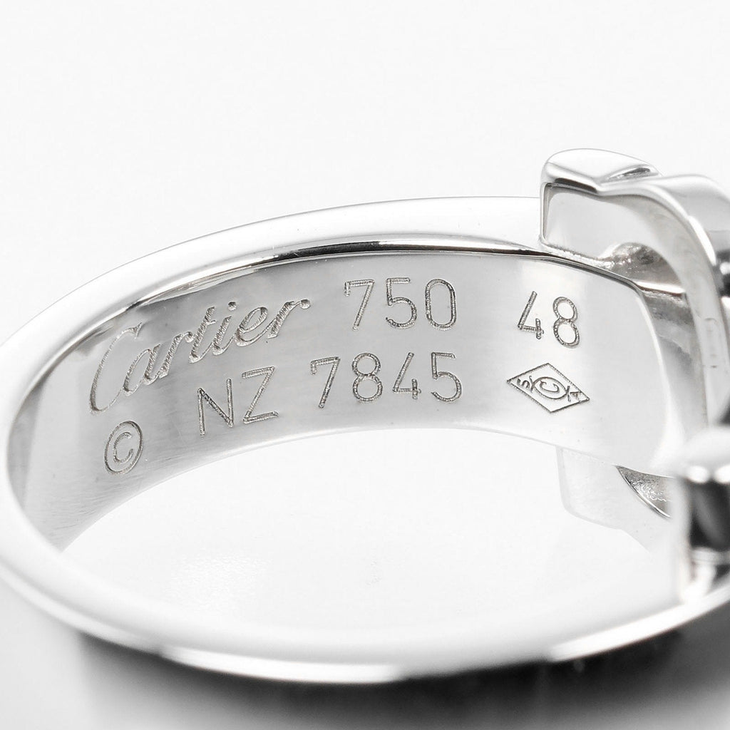 2C Bouclé Ring 18K White Gold and Diamond