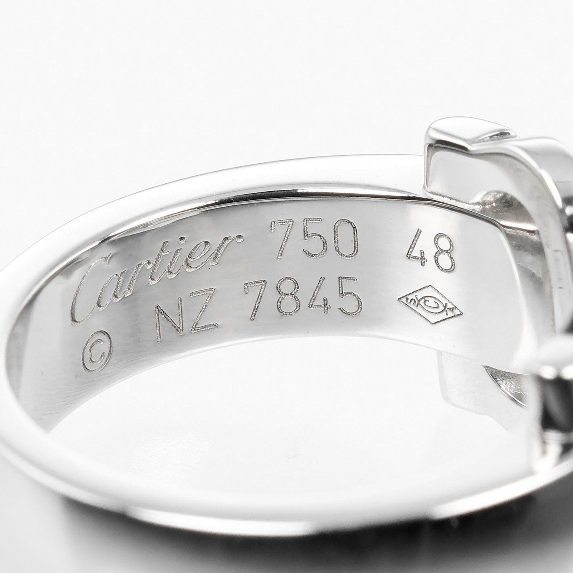 2C Bouclé Ring 18K White Gold and Diamond