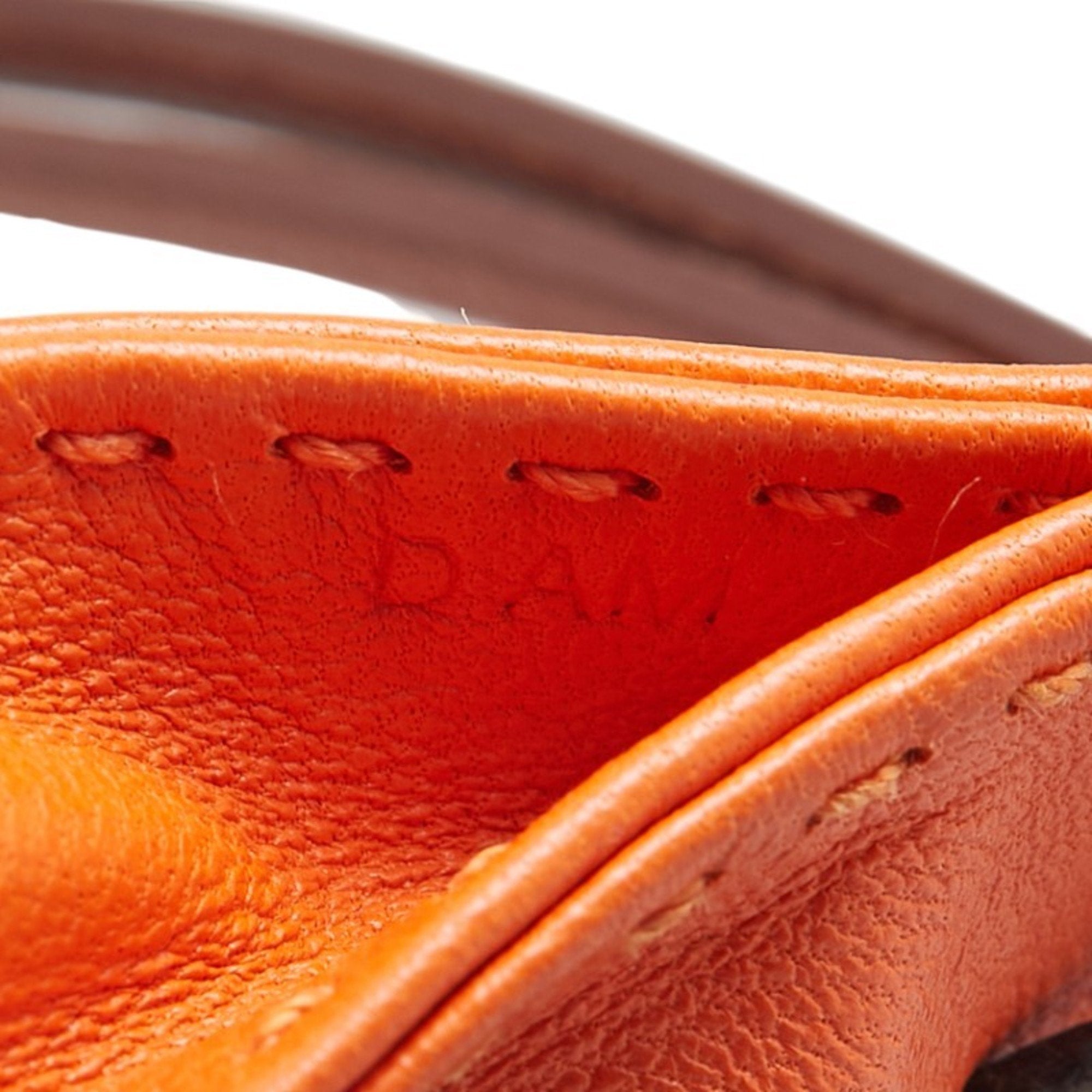 Charm Agneau Milo Feu Orange Handbag Charm