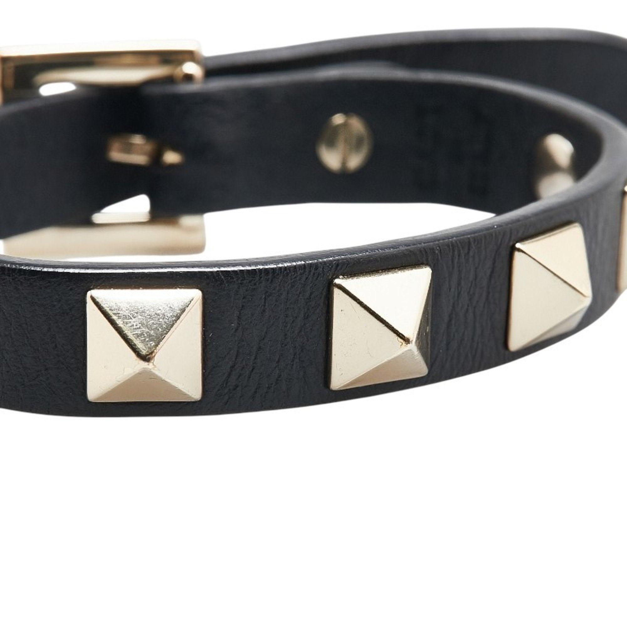 Bracelet Gold and Leather