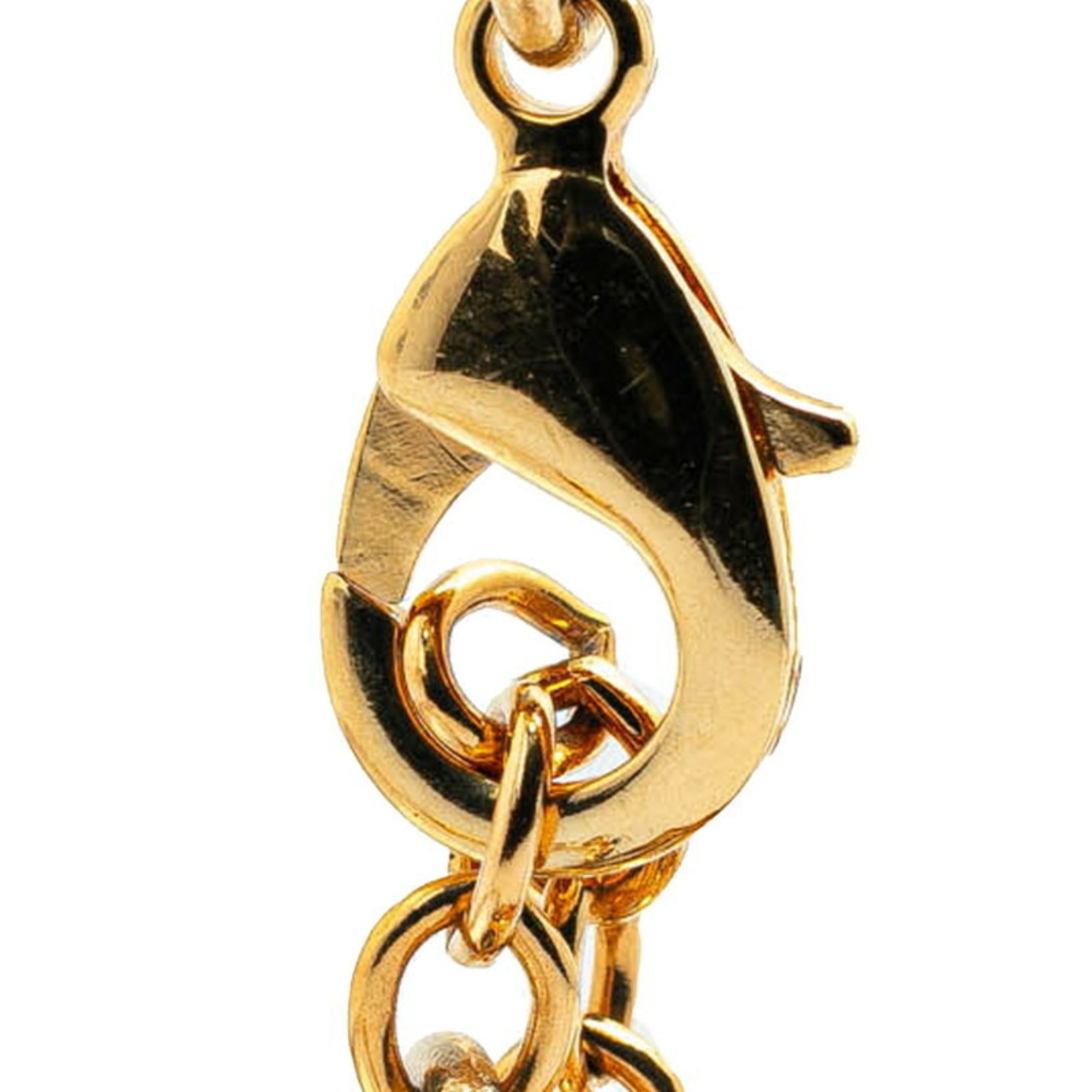 Pendant Necklace Plated Wood Brown and Gold