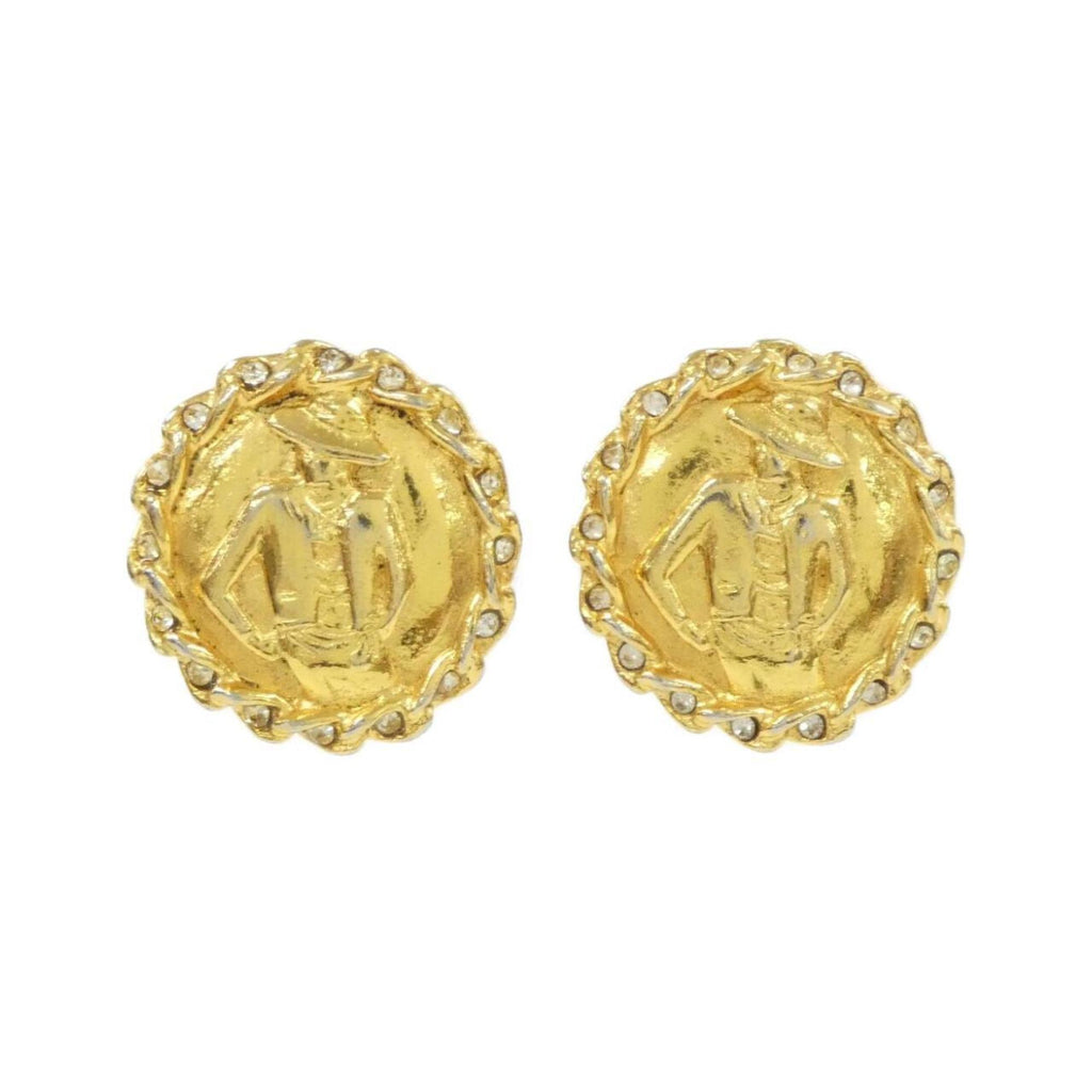 Earrings Gold-Tone Metal