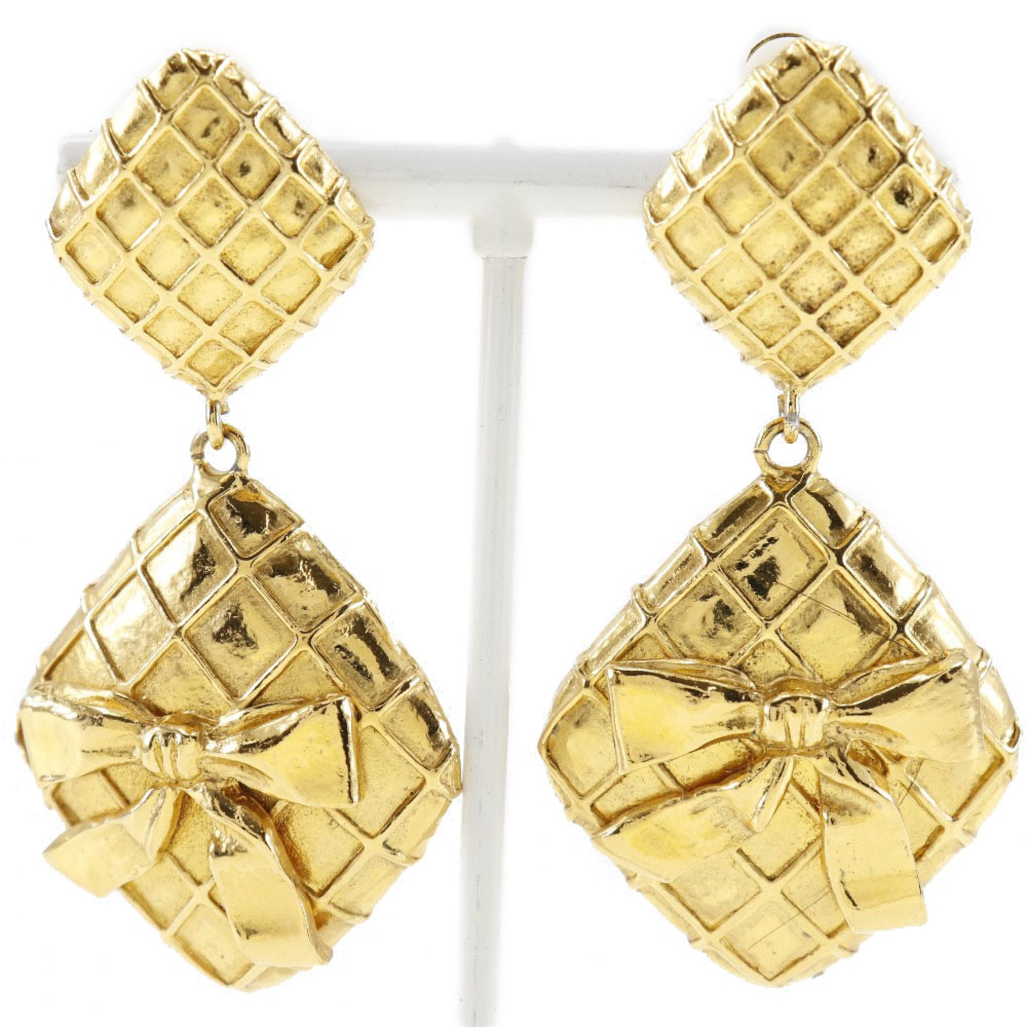 Earrings Gold-Tone Metal