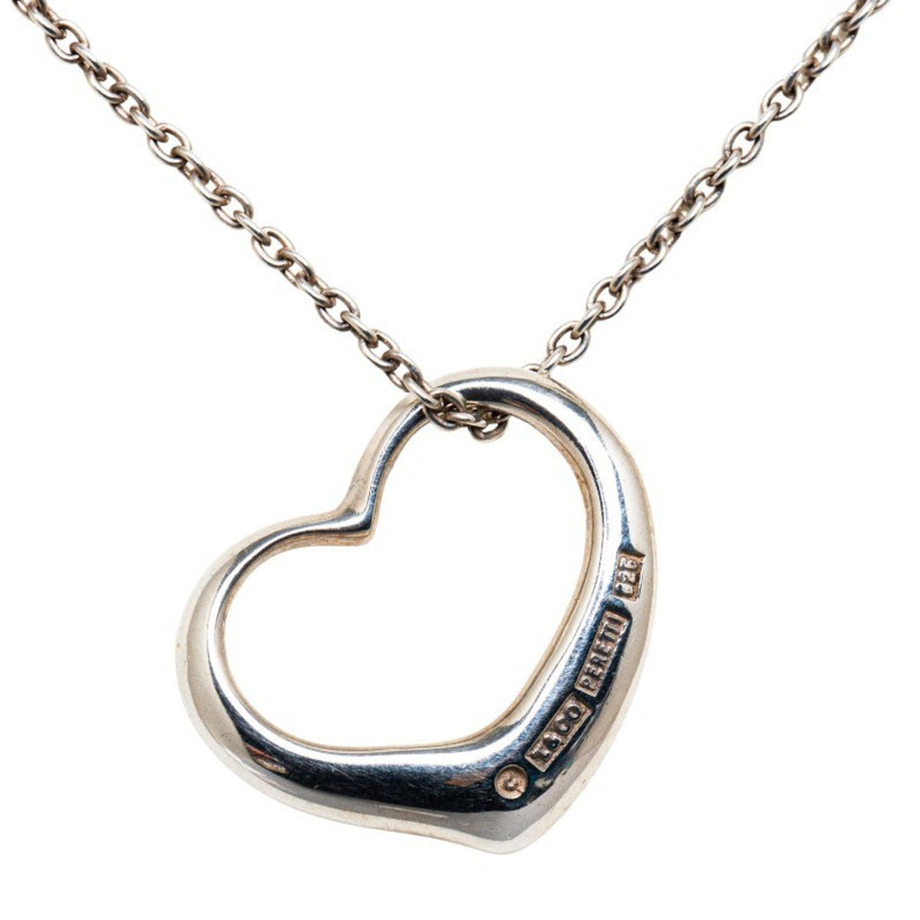 Heart Pendant Necklace Sterling Silver