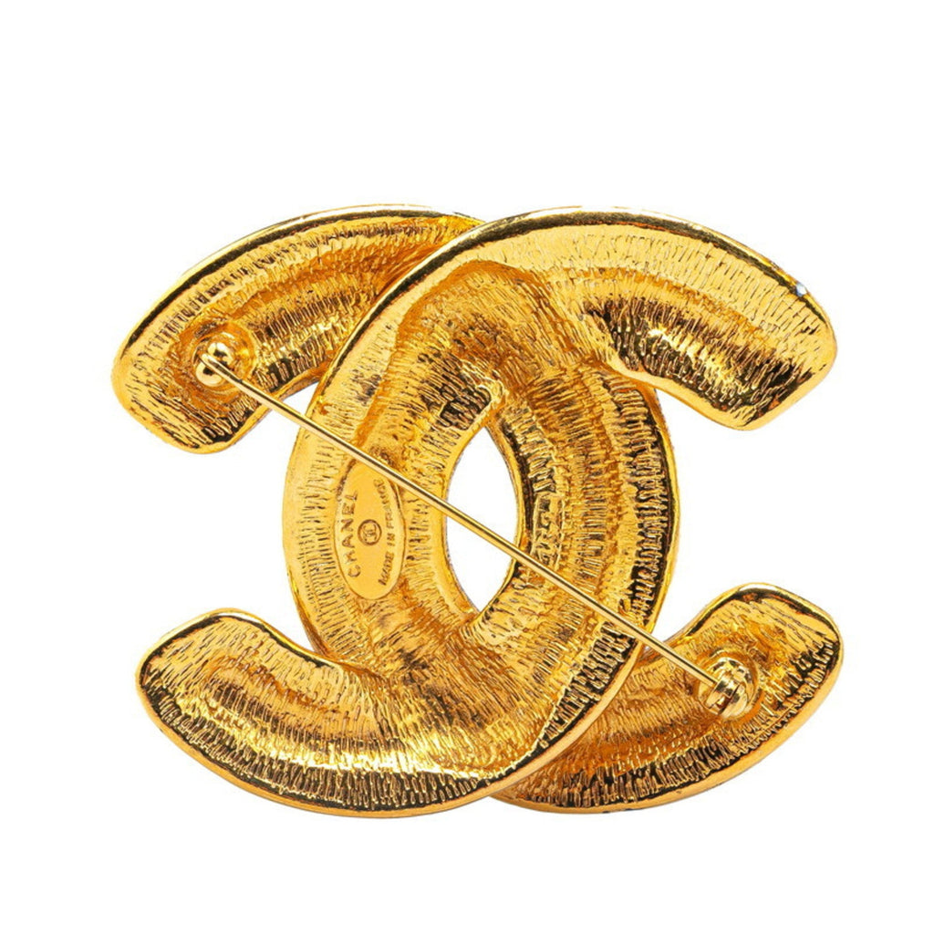 CC Logo Brooch Metal