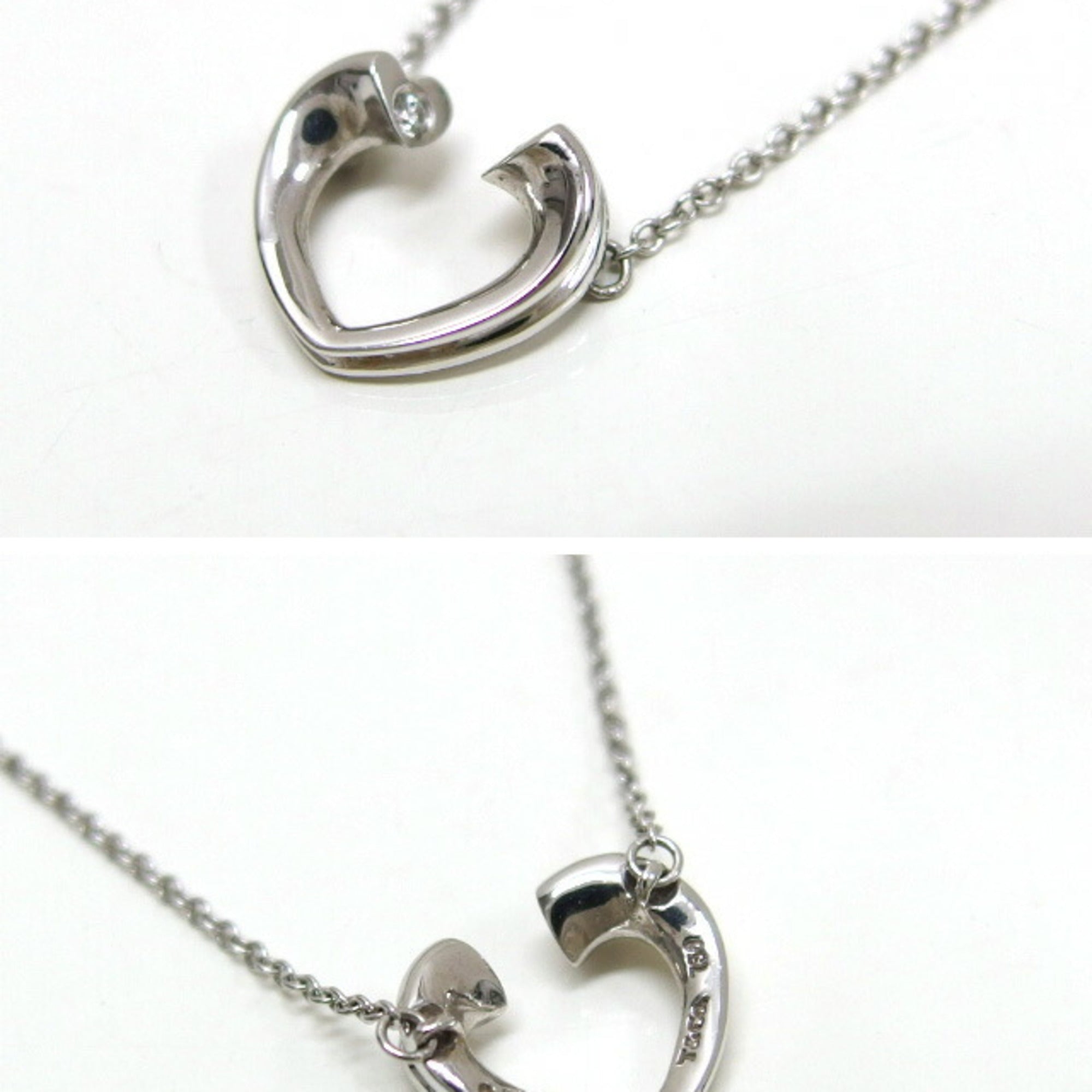 Pendant Necklace 18K White Gold with Diamond