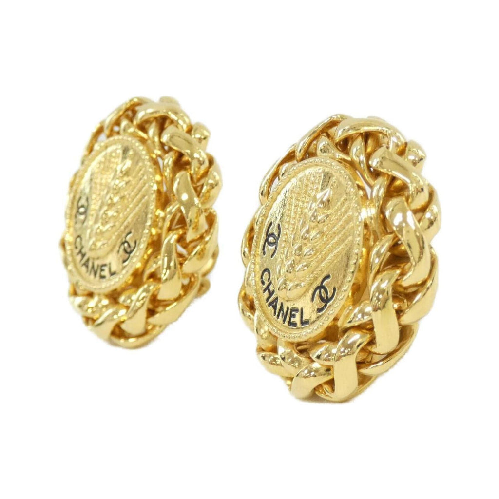 Earrings Gold-Tone Metal