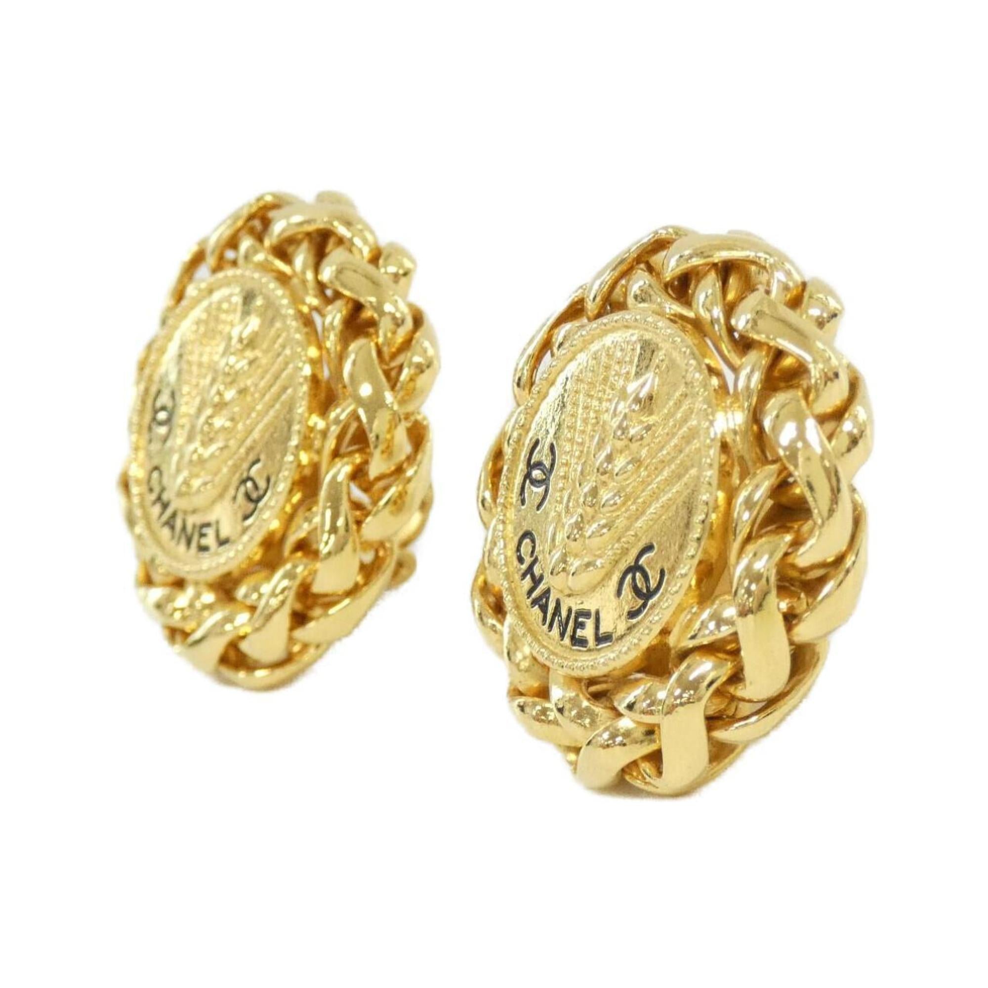 Earrings Gold-Tone Metal