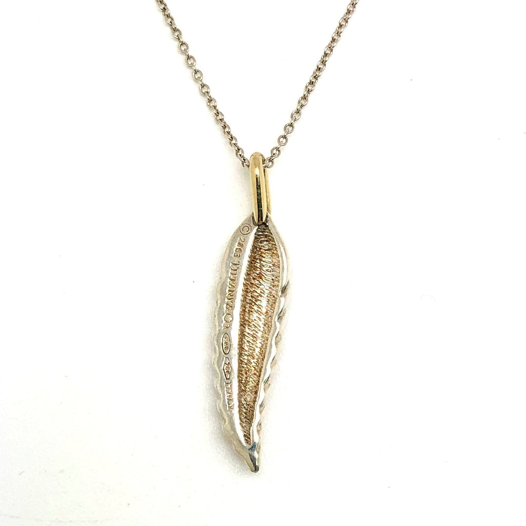 Pendant Necklace 18K Gold and Sterling Silver