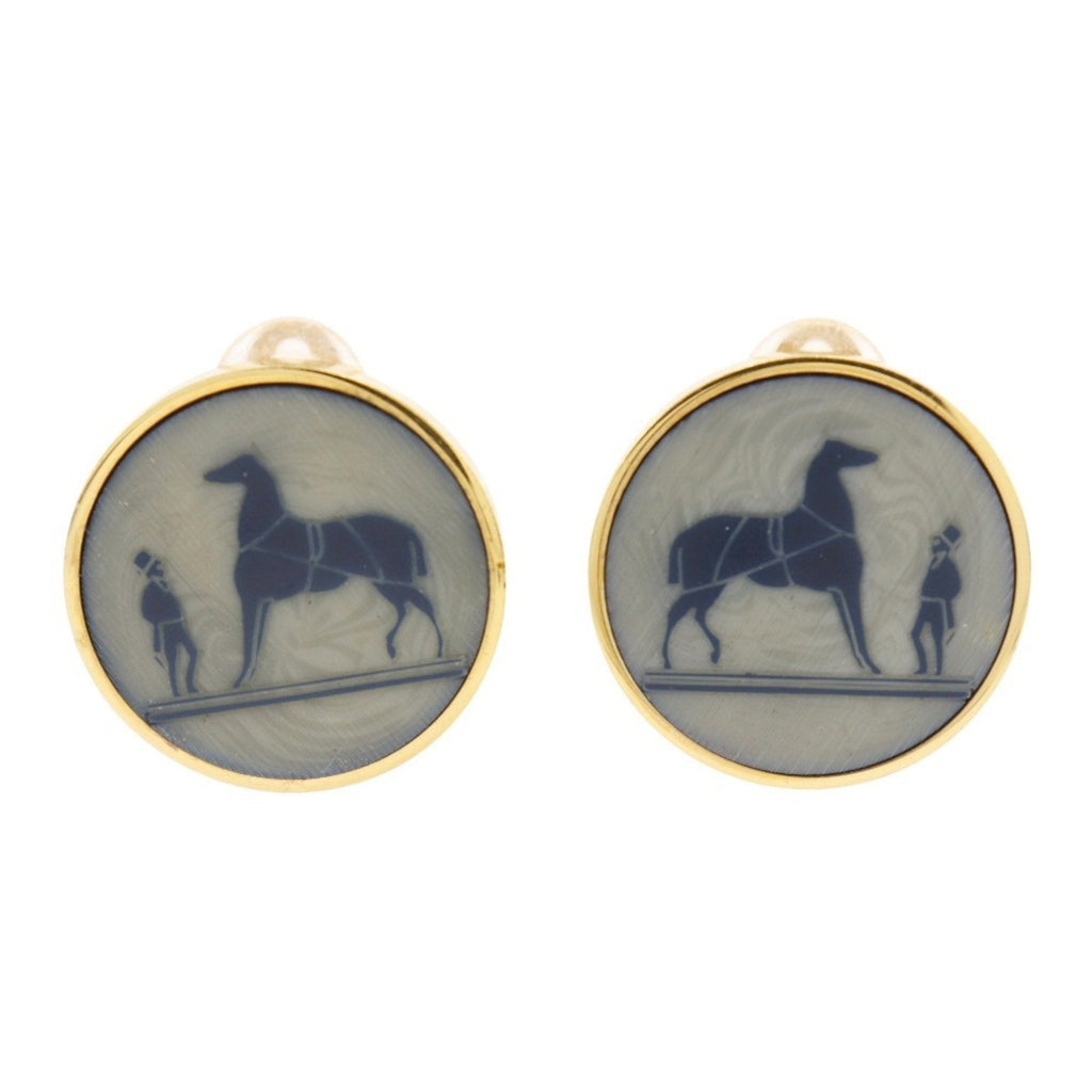Earrings Gold-Tone Metal