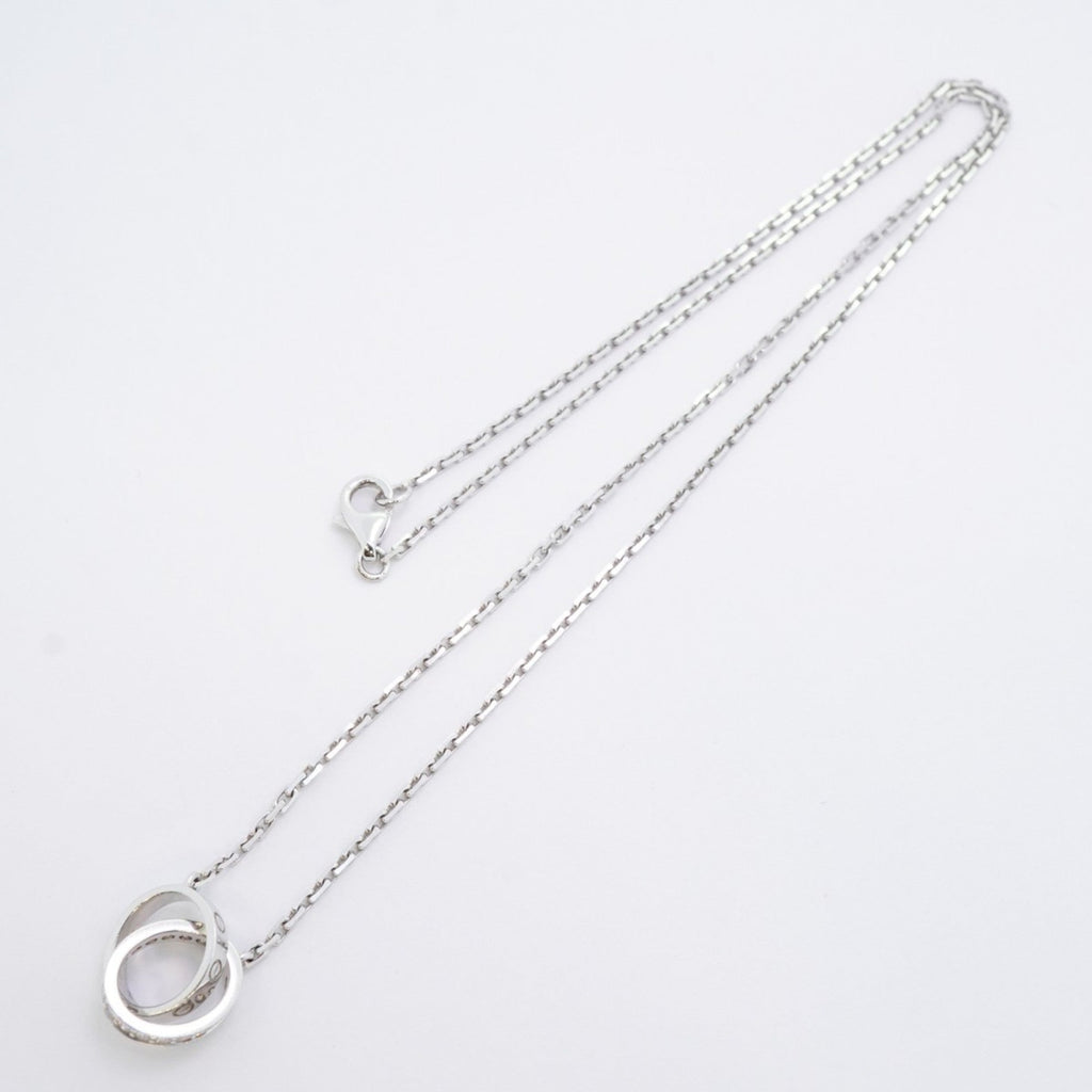 Pendant Necklace 18K White Gold with Diamonds