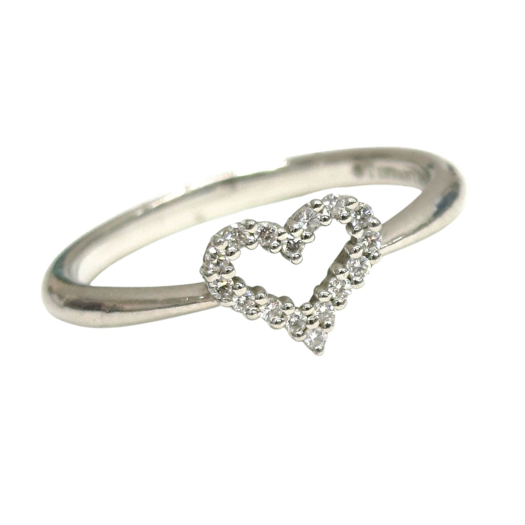 Heart Ring Platinum