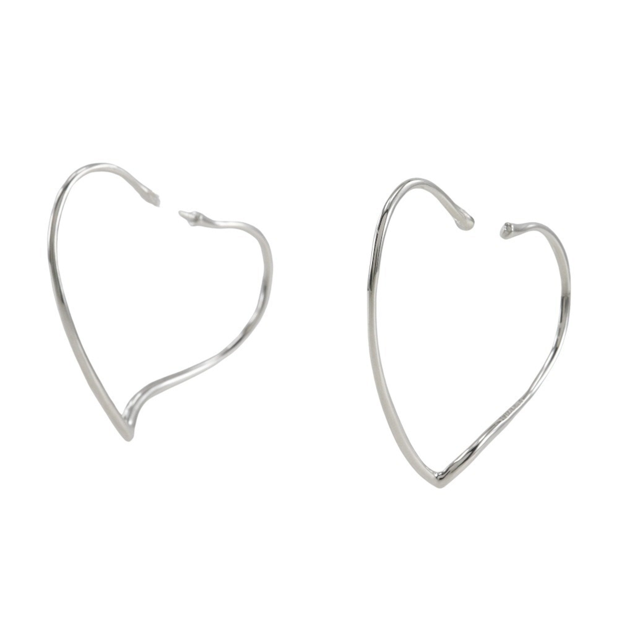 Elsa Peretti Earrings Sterling Silver 37mm Sterling Silver