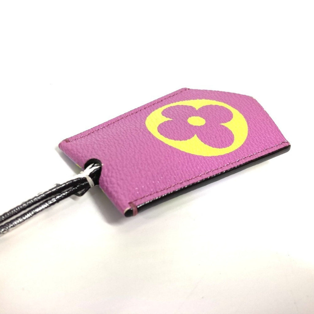 Monogram Giant Cloche Cle Charm Canvas Purple White Yellow Handbag Charm