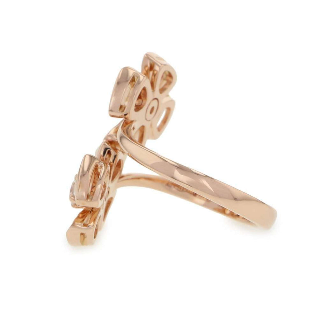 Band Ring 18K Rose Gold with Diamond