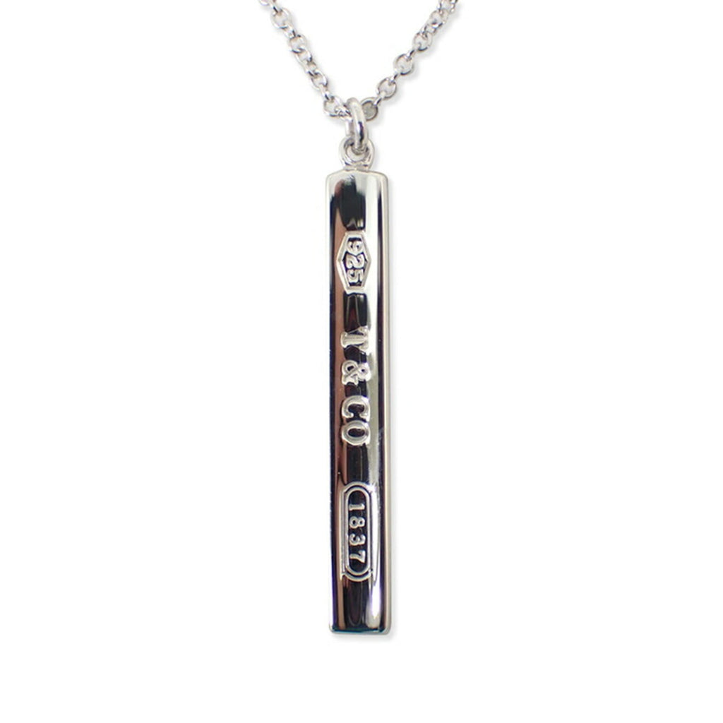 1837 Bar Pendant Necklace Sterling Silver